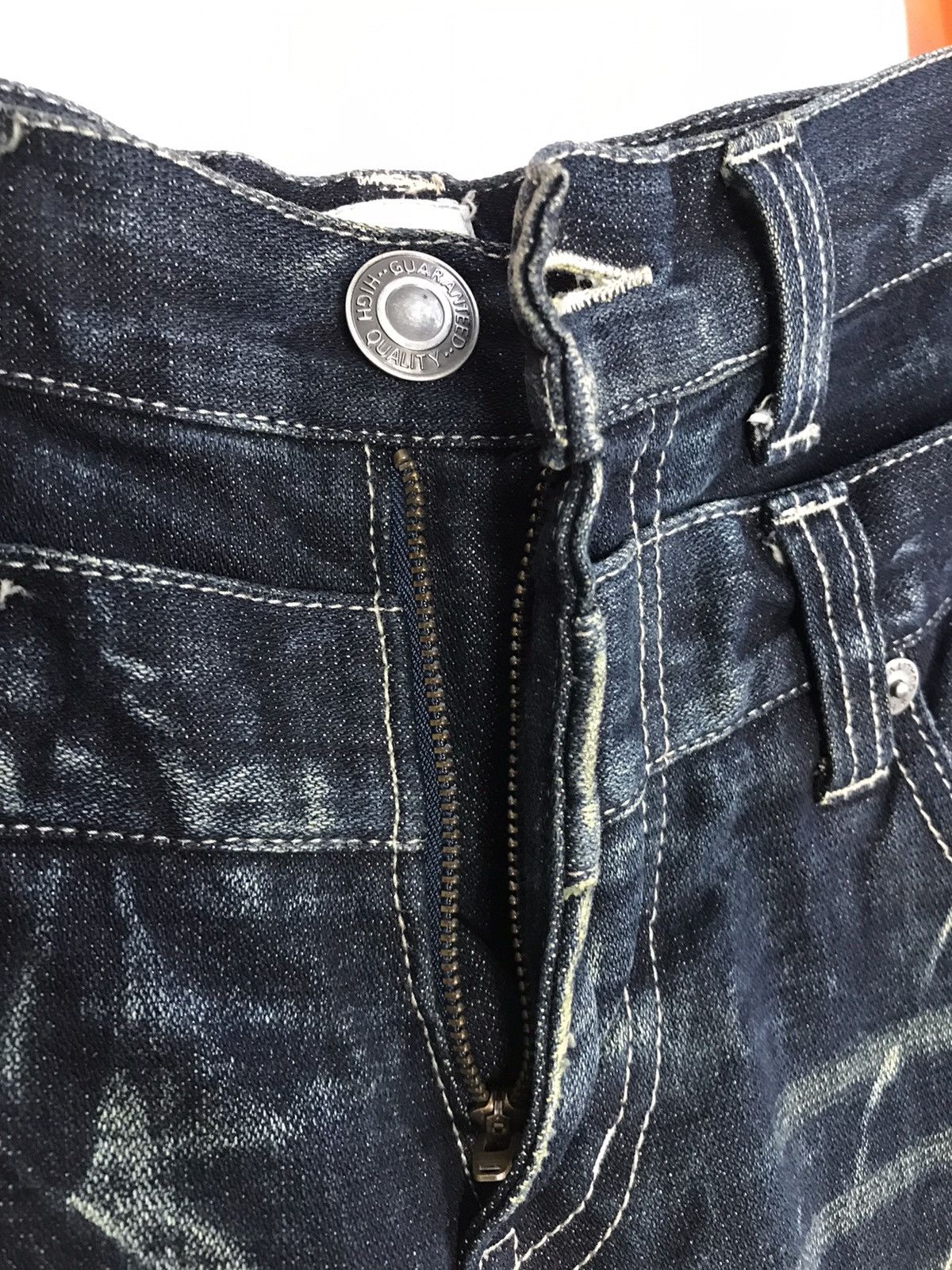 Japanese Brand × Vintage Vtg Nylaus Double Waist Lightning Patches Phoenix Design Size US 33 - 9 Thumbnail