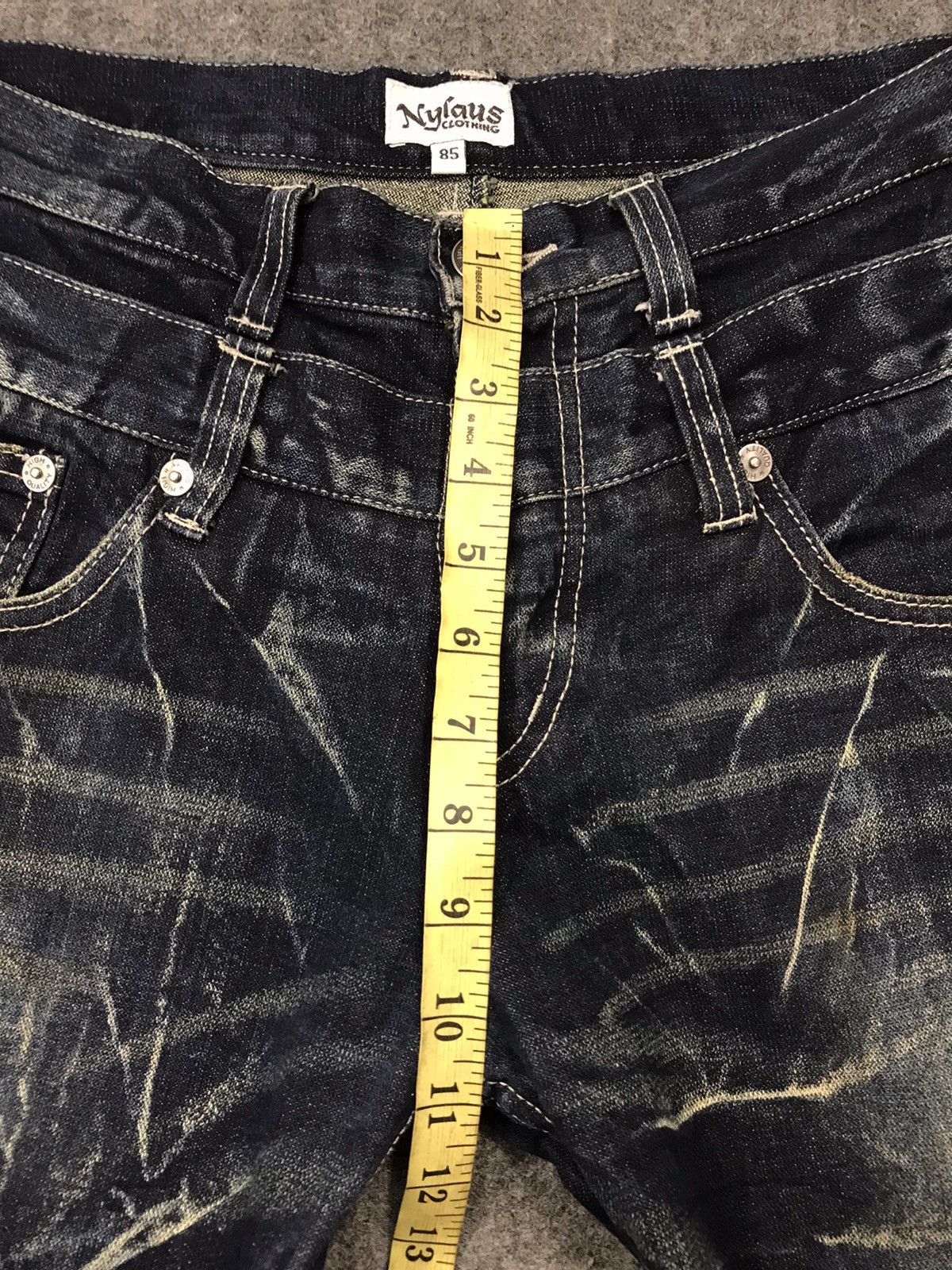 Japanese Brand × Vintage Vtg Nylaus Double Waist Lightning Patches Phoenix Design Size US 33 - 16 Thumbnail