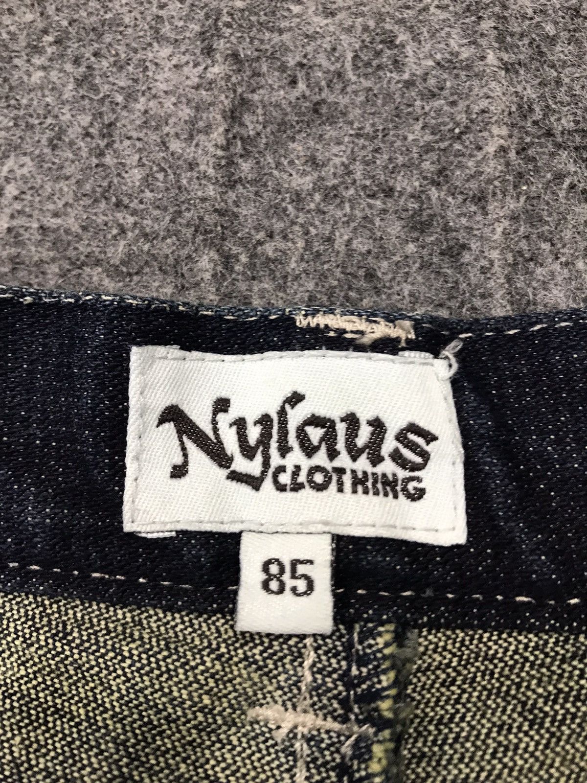 Japanese Brand × Vintage Vtg Nylaus Double Waist Lightning Patches Phoenix Design Size US 33 - 12 Thumbnail