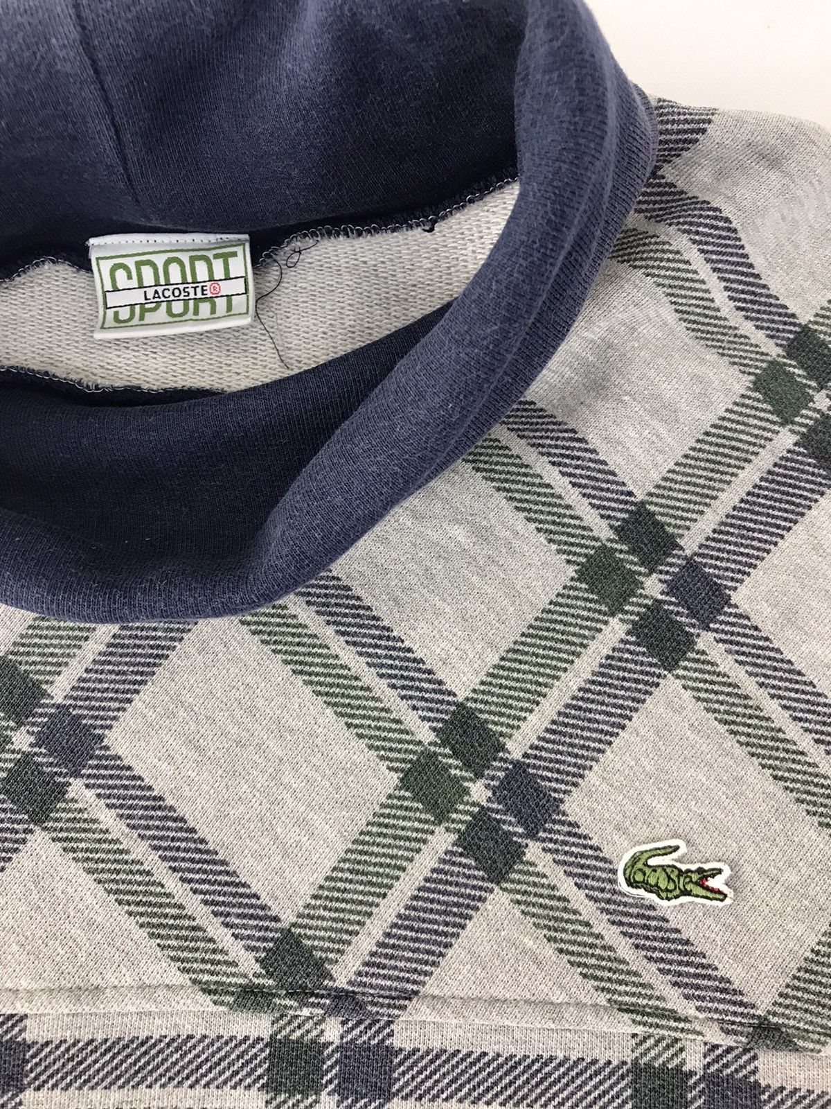 Lacoste Sweatshirt Lacoste Sport Plaid Style Size US XL / EU 56 / 4 - 4 Thumbnail
