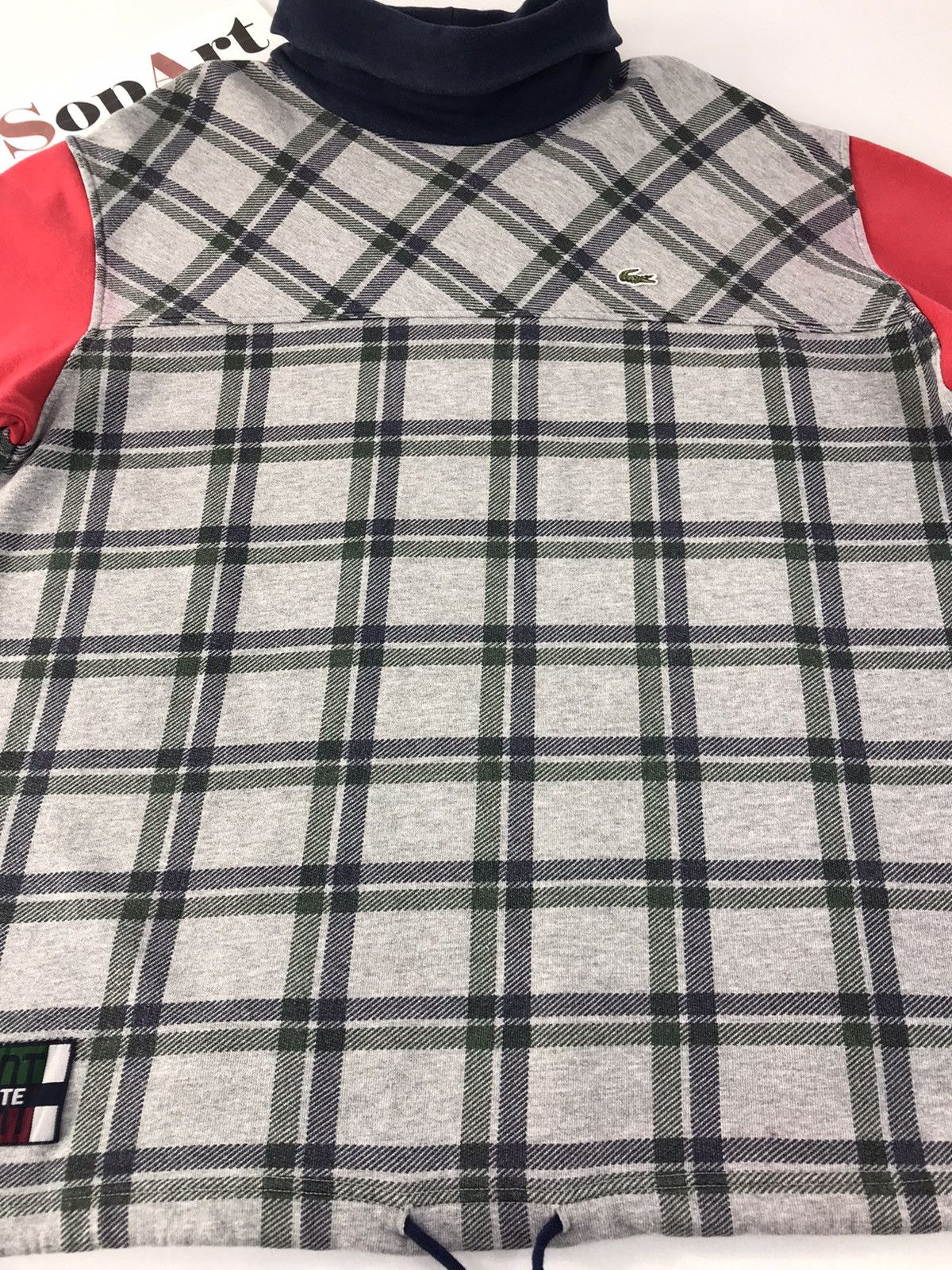 Lacoste Sweatshirt Lacoste Sport Plaid Style Size US XL / EU 56 / 4 - 3 Thumbnail