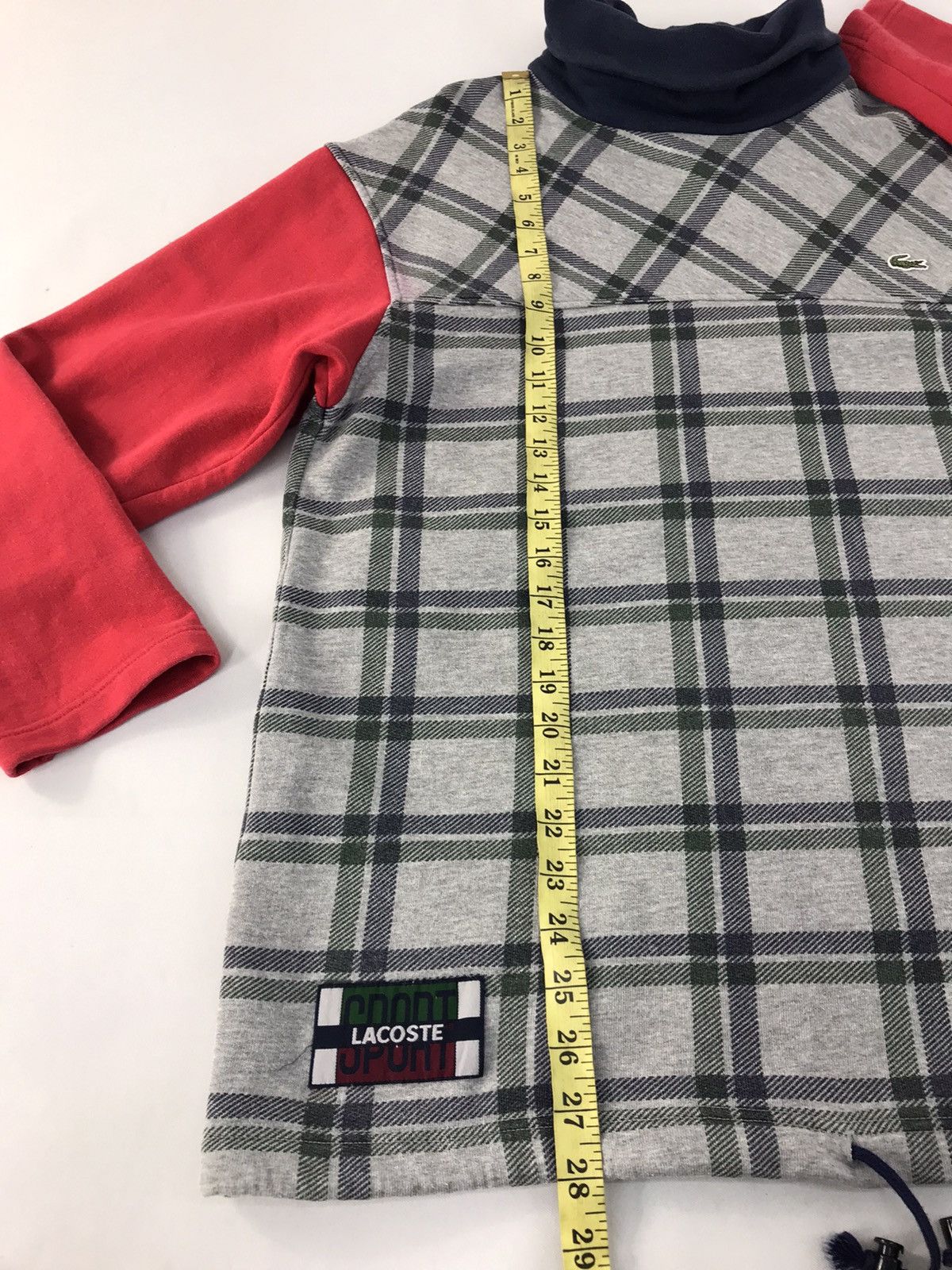 Lacoste Sweatshirt Lacoste Sport Plaid Style Size US XL / EU 56 / 4 - 11 Thumbnail