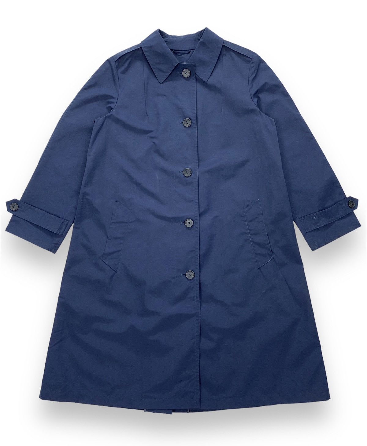 image of Archival Clothing x Avant Garde Prada Milano Coat in Navy, Women's (Size XS)
