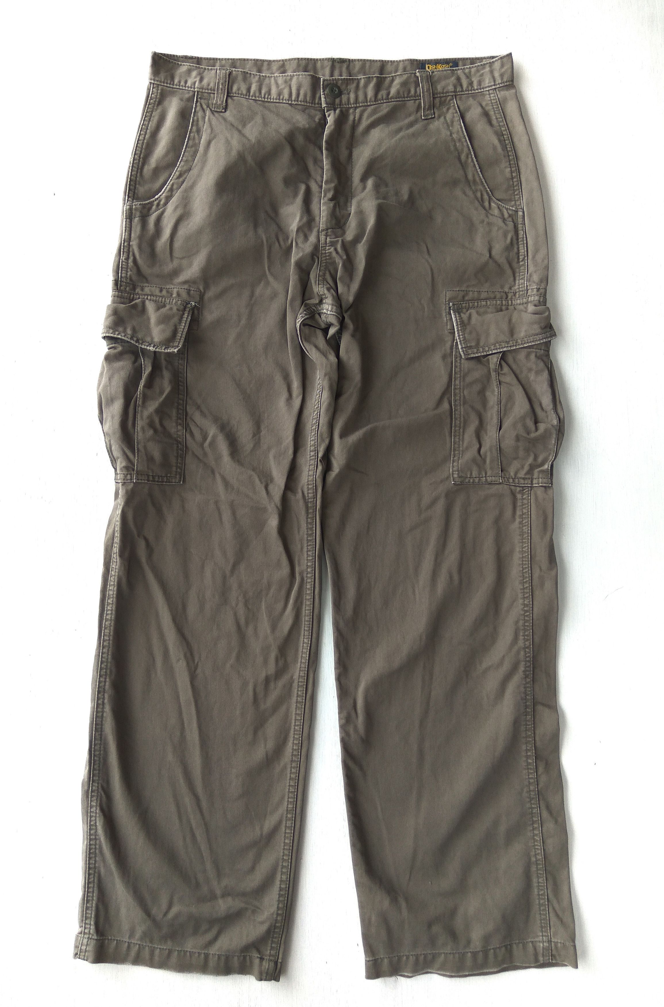 Oshkosh Oshkosh Cargo pants green army style Size US 35 - 1 Thumbnail