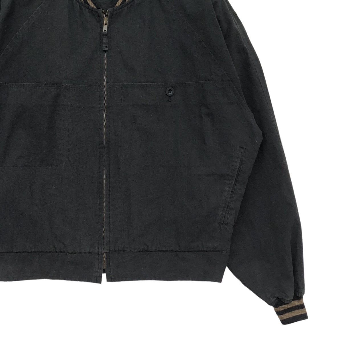 Basco Vintage BASCO Sportwear Pocket Bomber Jacket Size US L / EU 52-54 / 3 - 5 Thumbnail