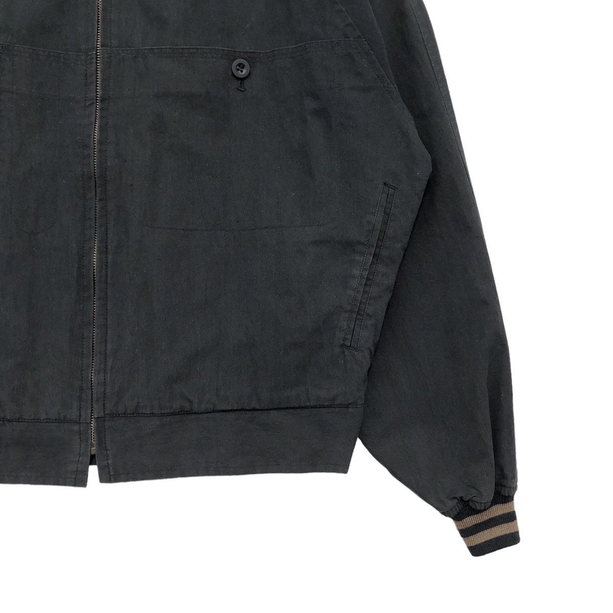Basco Vintage BASCO Sportwear Pocket Bomber Jacket Size US L / EU 52-54 / 3 - 4 Thumbnail
