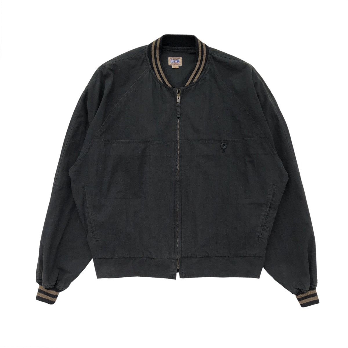 Basco Vintage BASCO Sportwear Pocket Bomber Jacket Size US L / EU 52-54 / 3 - 1 Thumbnail