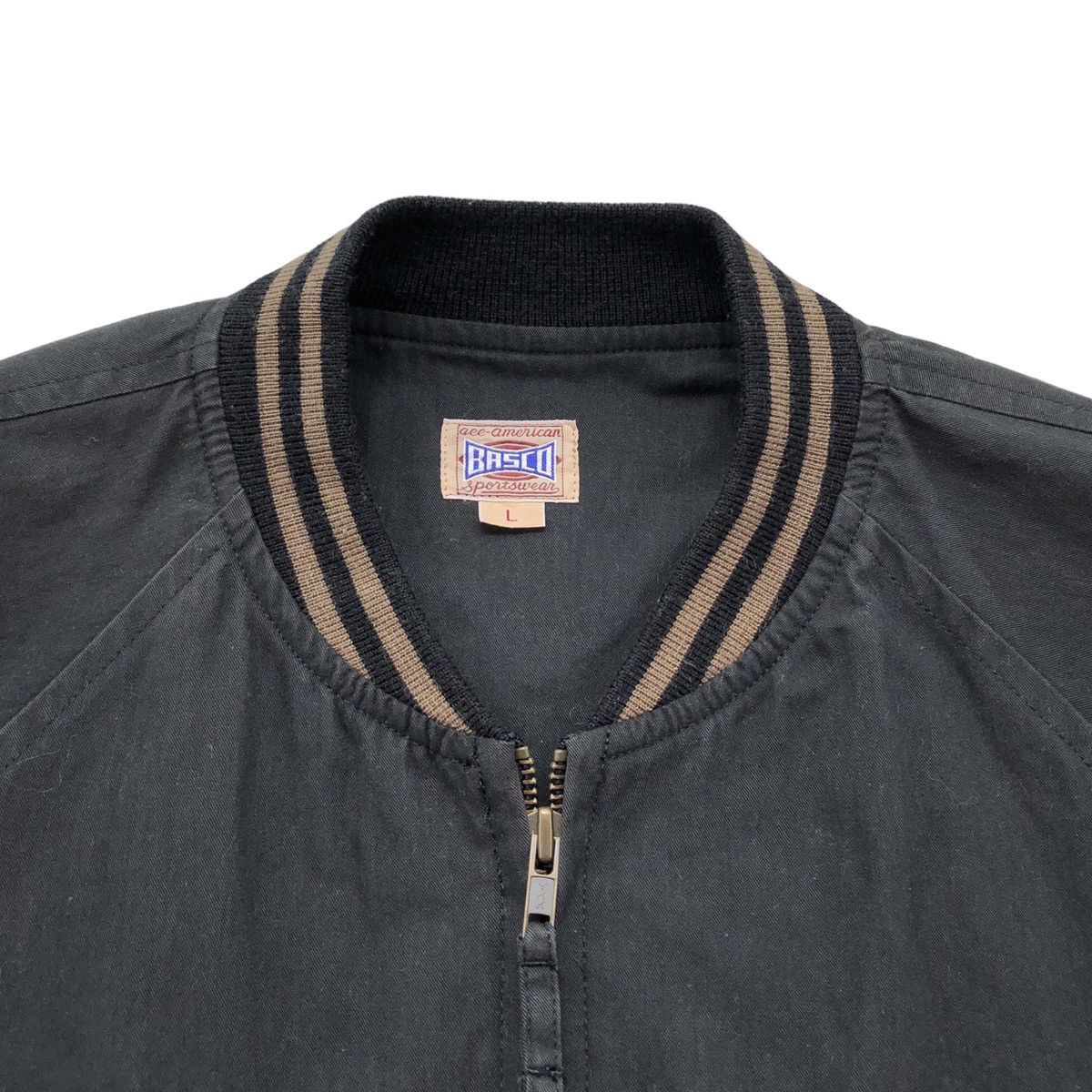 Basco Vintage BASCO Sportwear Pocket Bomber Jacket Size US L / EU 52-54 / 3 - 11 Thumbnail