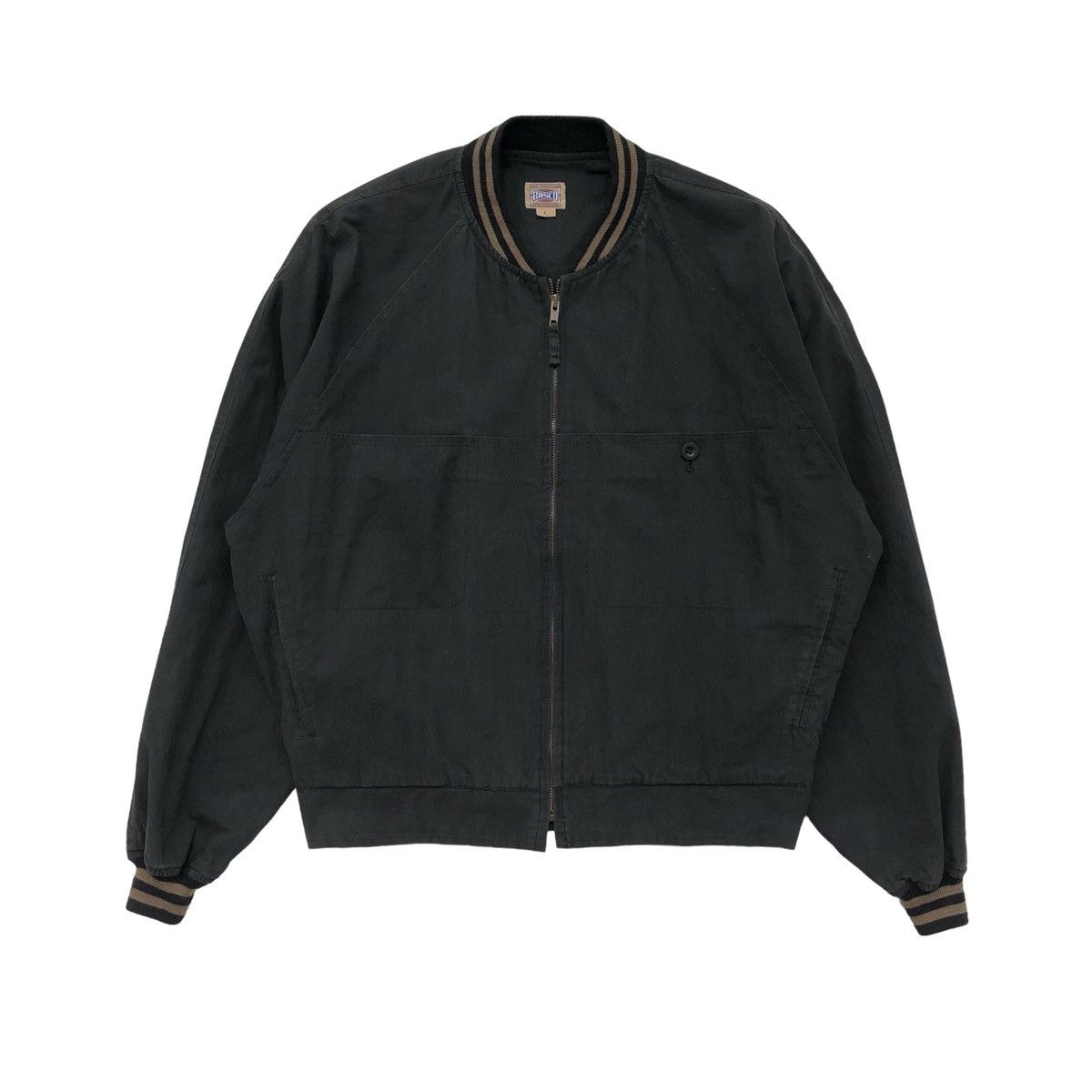 Basco Vintage BASCO Sportwear Pocket Bomber Jacket Size US L / EU 52-54 / 3 - 9 Thumbnail