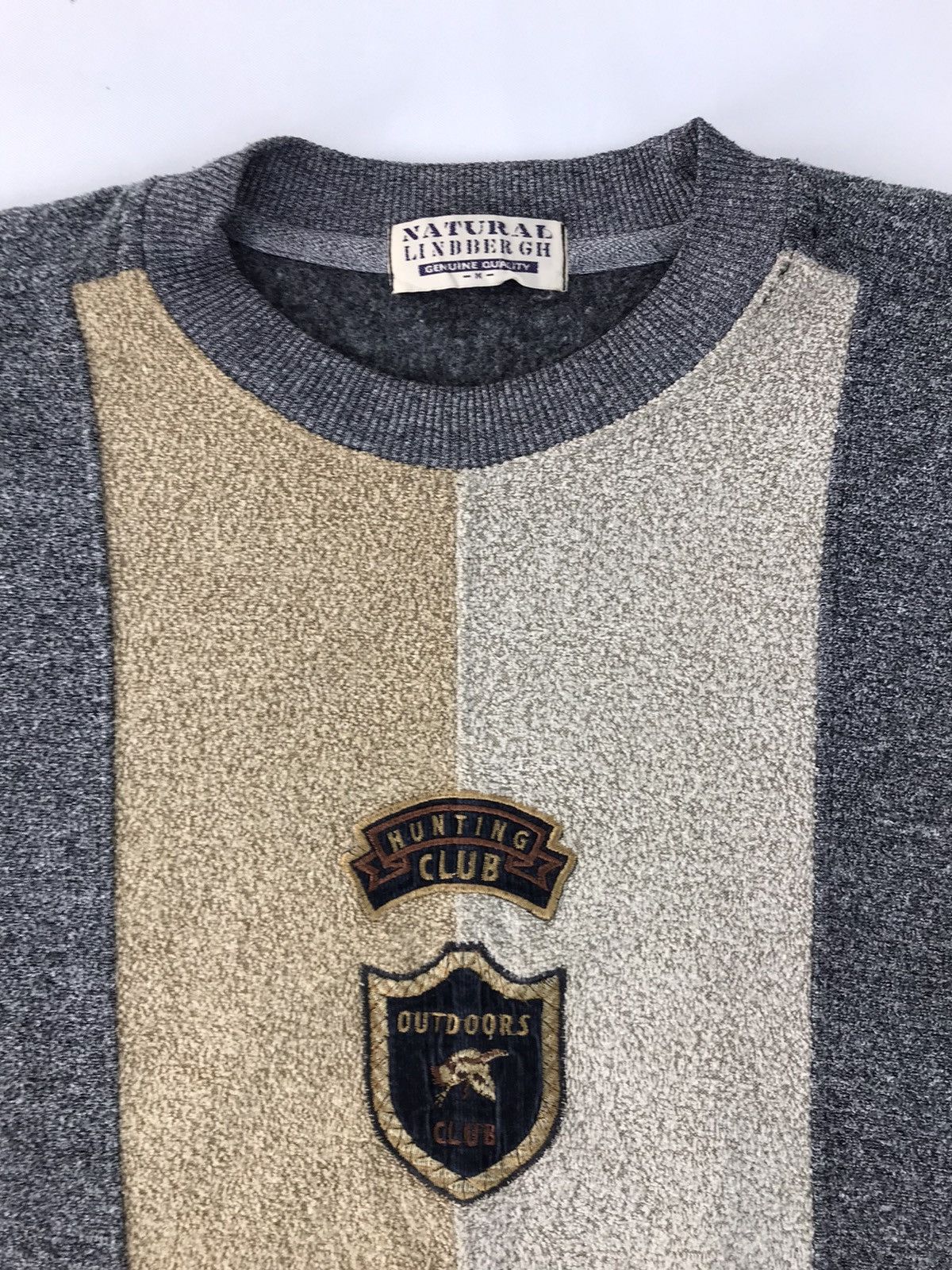 Japanese Brand Sweatshirt Natural Lindbergh Hunting Club Wool Size US L / EU 52-54 / 3 - 4 Thumbnail