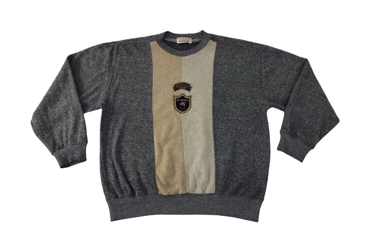 Japanese Brand Sweatshirt Natural Lindbergh Hunting Club Wool Size US L / EU 52-54 / 3 - 1 Thumbnail