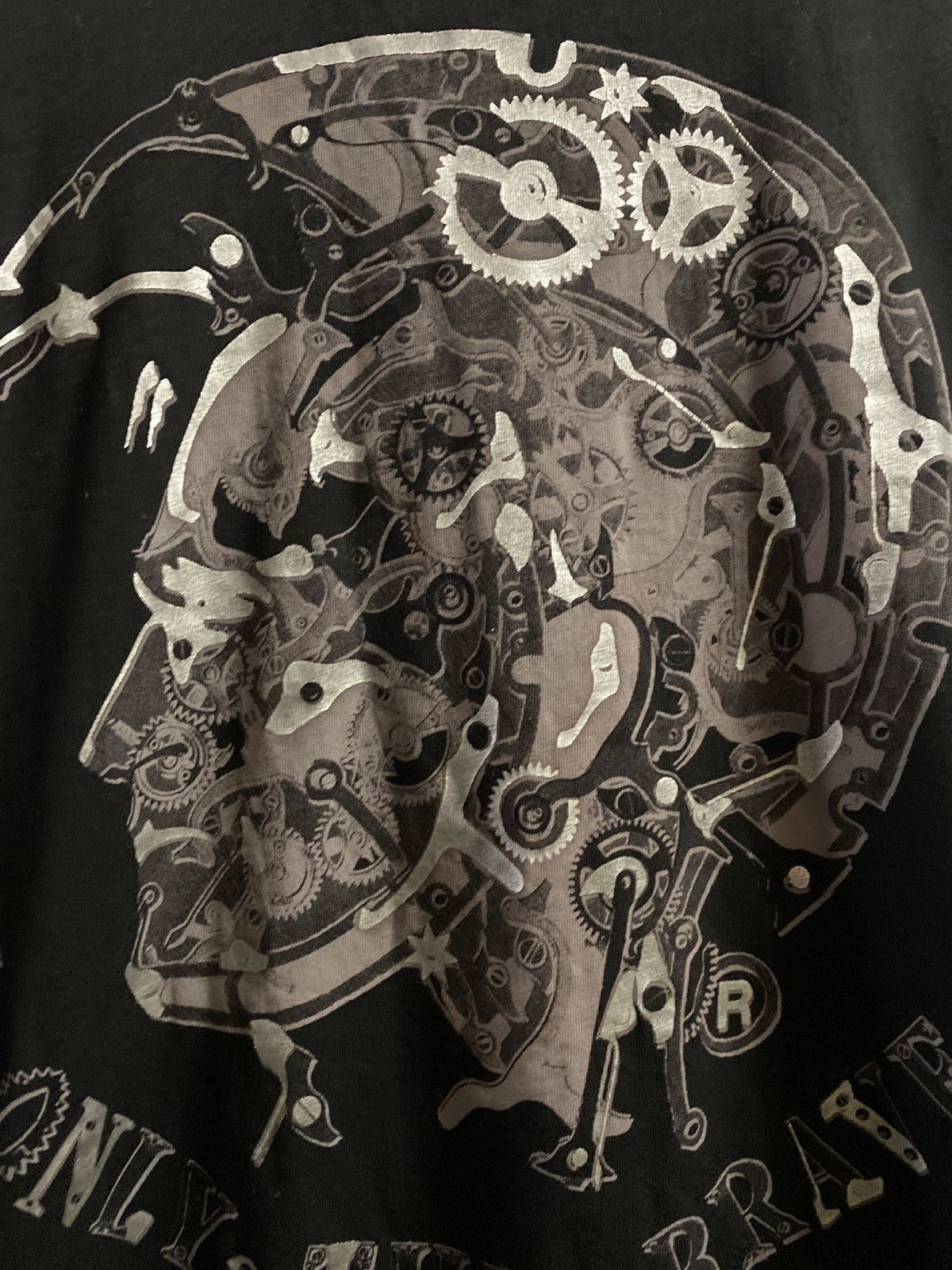 Diesel Rare Vintage T-Shirt Diesel Punk Metal Face. Y2K style. Size US M / EU 48-50 / 2 - 2 Thumbnail