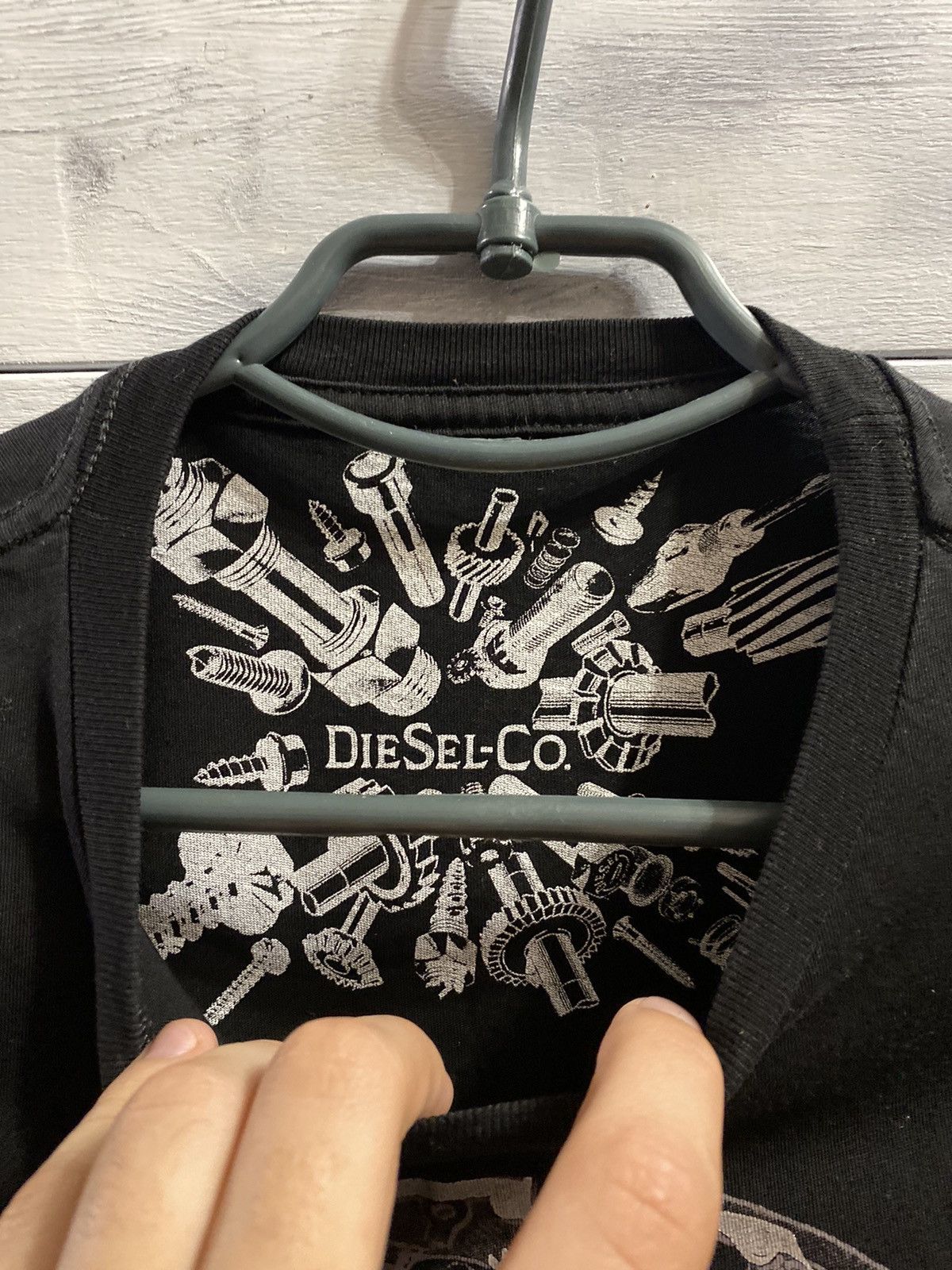 Diesel Rare Vintage T-Shirt Diesel Punk Metal Face. Y2K style. Size US M / EU 48-50 / 2 - 4 Thumbnail