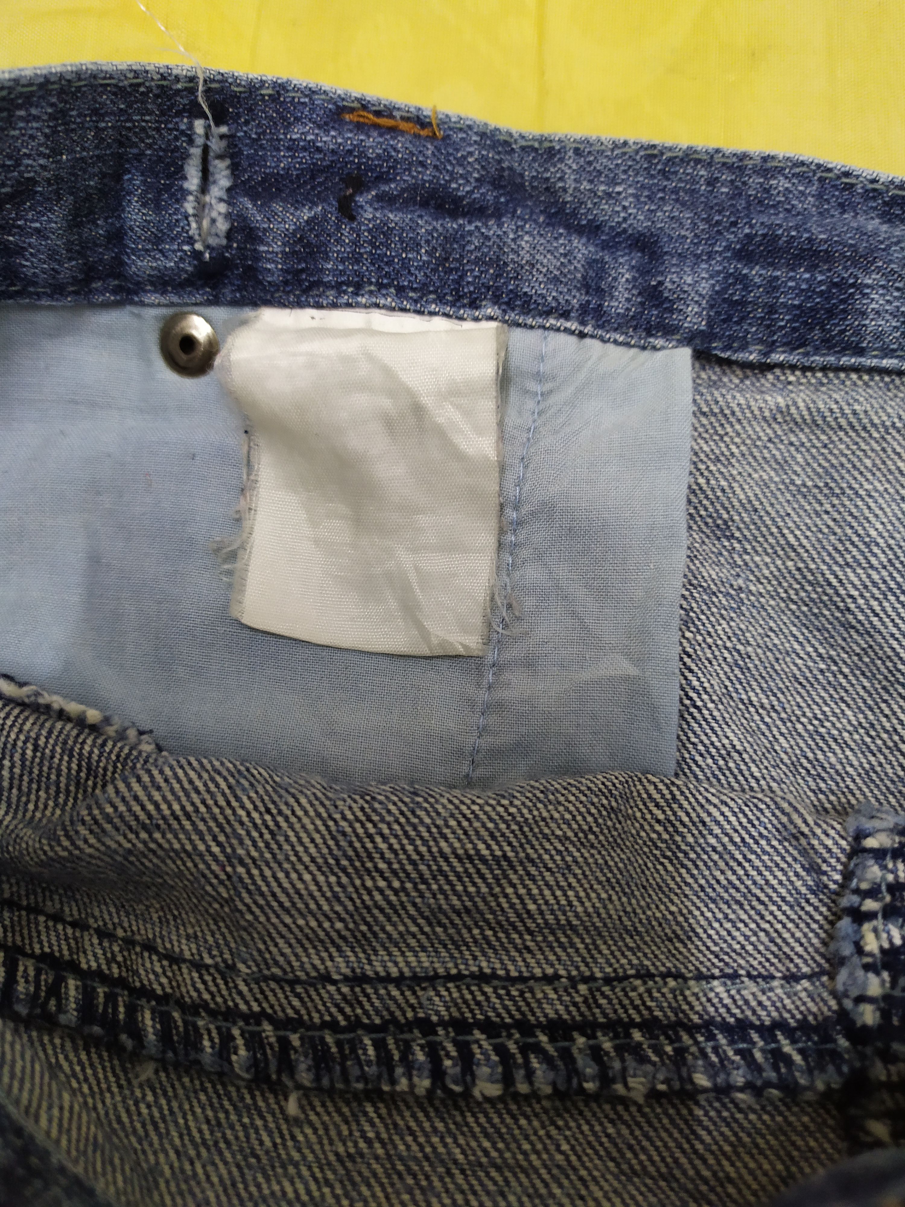 Japanese Brand Authentic Denim faded Cargo Pants Size US 30 / EU 46 - 11 Thumbnail