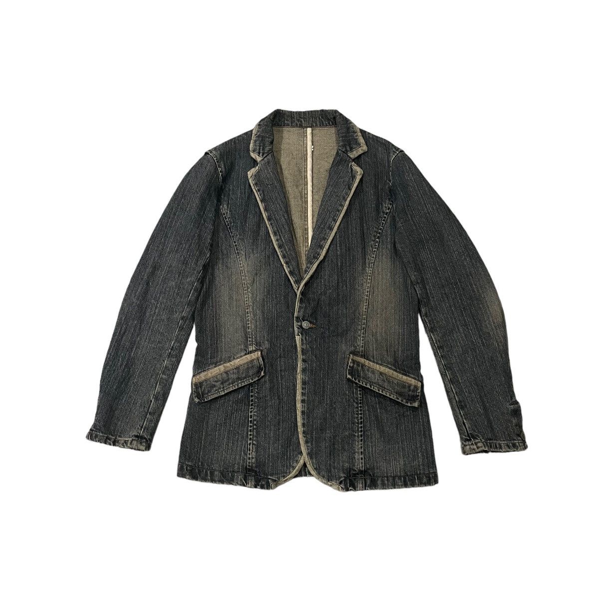 If Six Was Nine Vintage Semantic Design Seditionaries Denim Coat Jacket Size US M / EU 48-50 / 2 - 1 Thumbnail