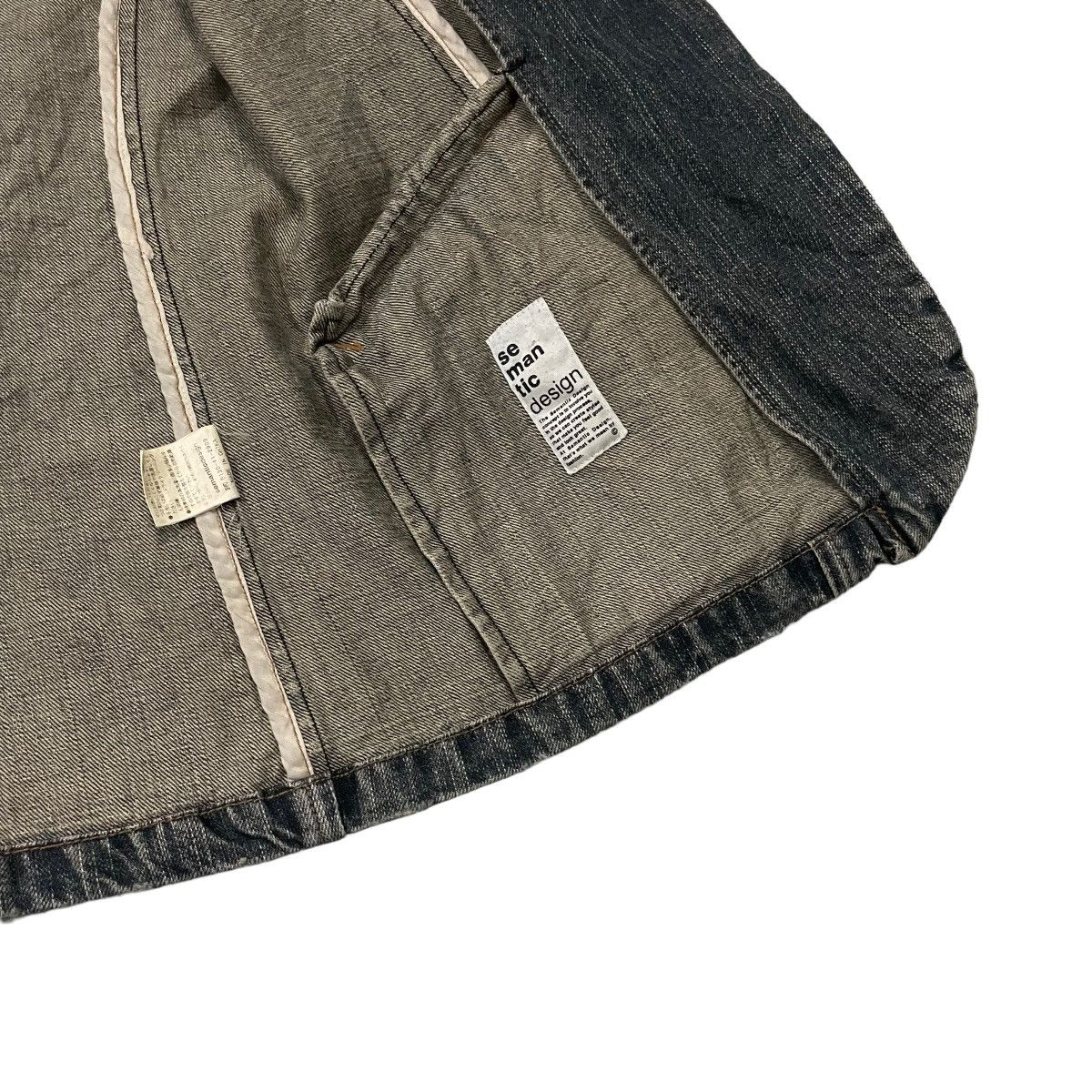 If Six Was Nine Vintage Semantic Design Seditionaries Denim Coat Jacket Size US M / EU 48-50 / 2 - 19 Thumbnail