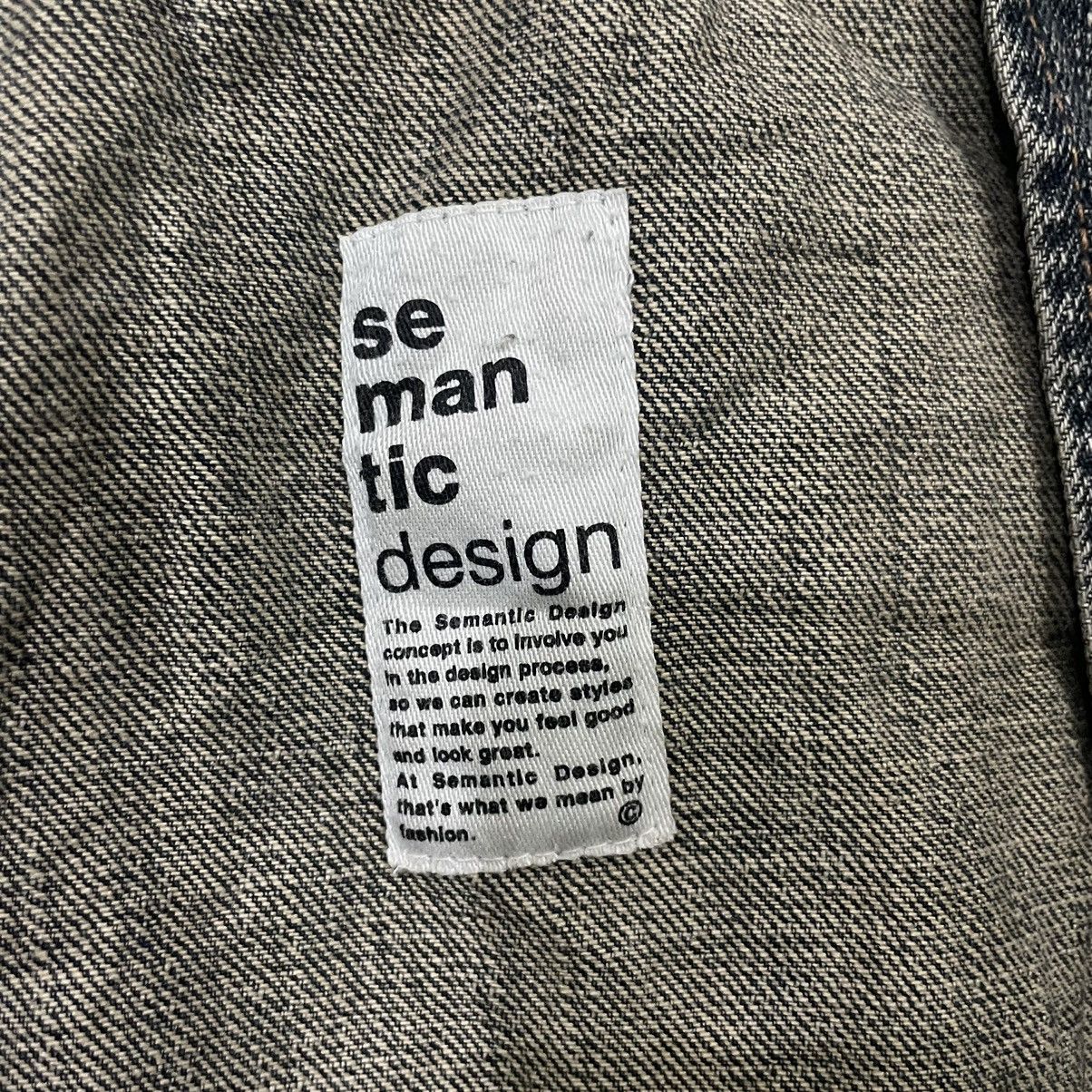 If Six Was Nine Vintage Semantic Design Seditionaries Denim Coat Jacket Size US M / EU 48-50 / 2 - 20 Thumbnail