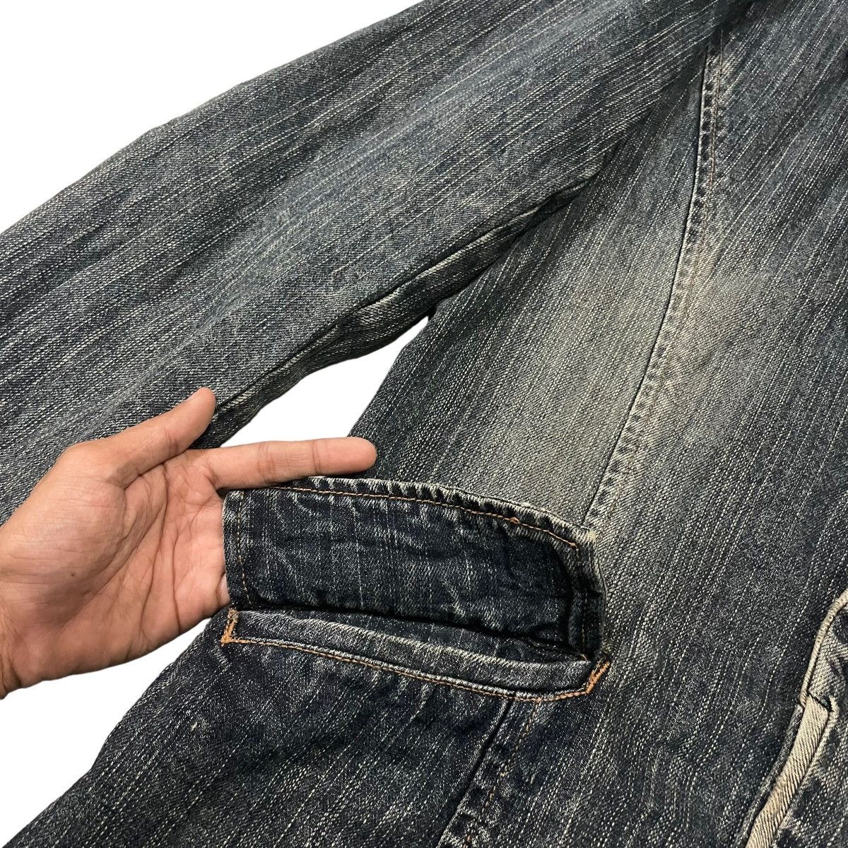 If Six Was Nine Vintage Semantic Design Seditionaries Denim Coat Jacket Size US M / EU 48-50 / 2 - 11 Thumbnail