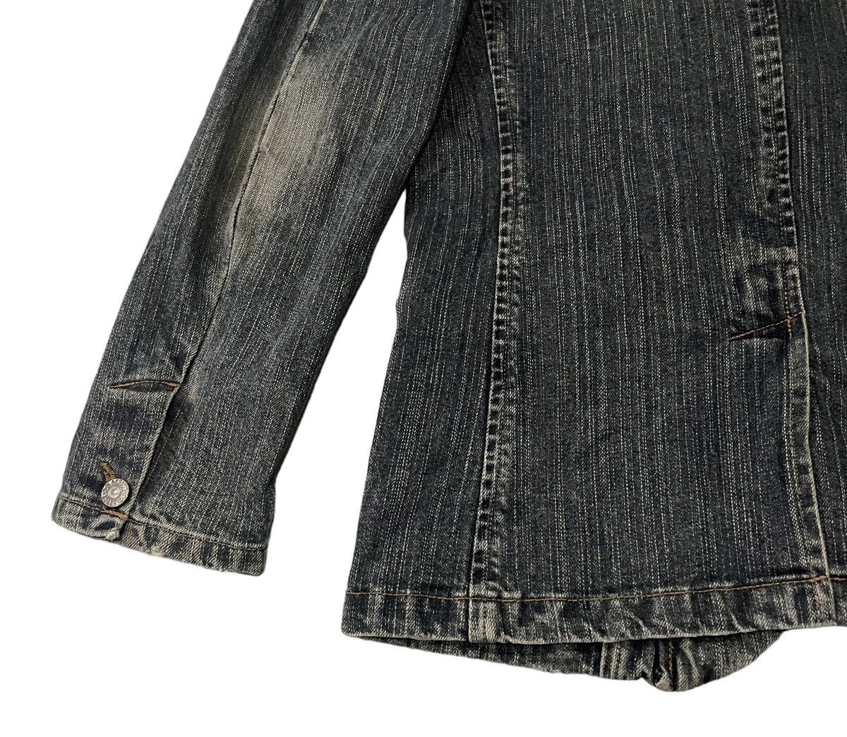 If Six Was Nine Vintage Semantic Design Seditionaries Denim Coat Jacket Size US M / EU 48-50 / 2 - 15 Thumbnail