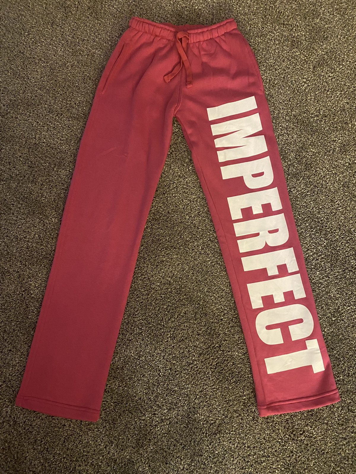 Supreme Imperfect Full Logo Pink Sweatpants | Grailed