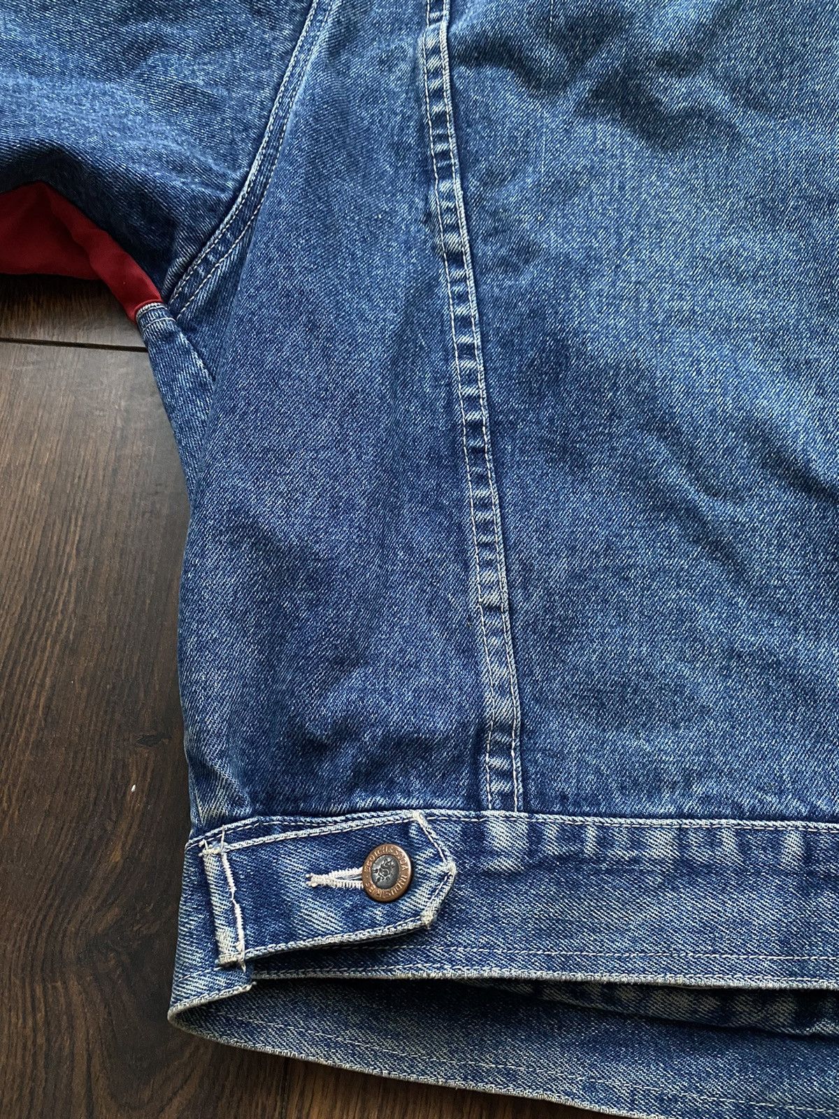 Scotch & Soda Scotch & Soda Denim bomber Jacket distressed style Size US XL / EU 56 / 4 - 8 Thumbnail