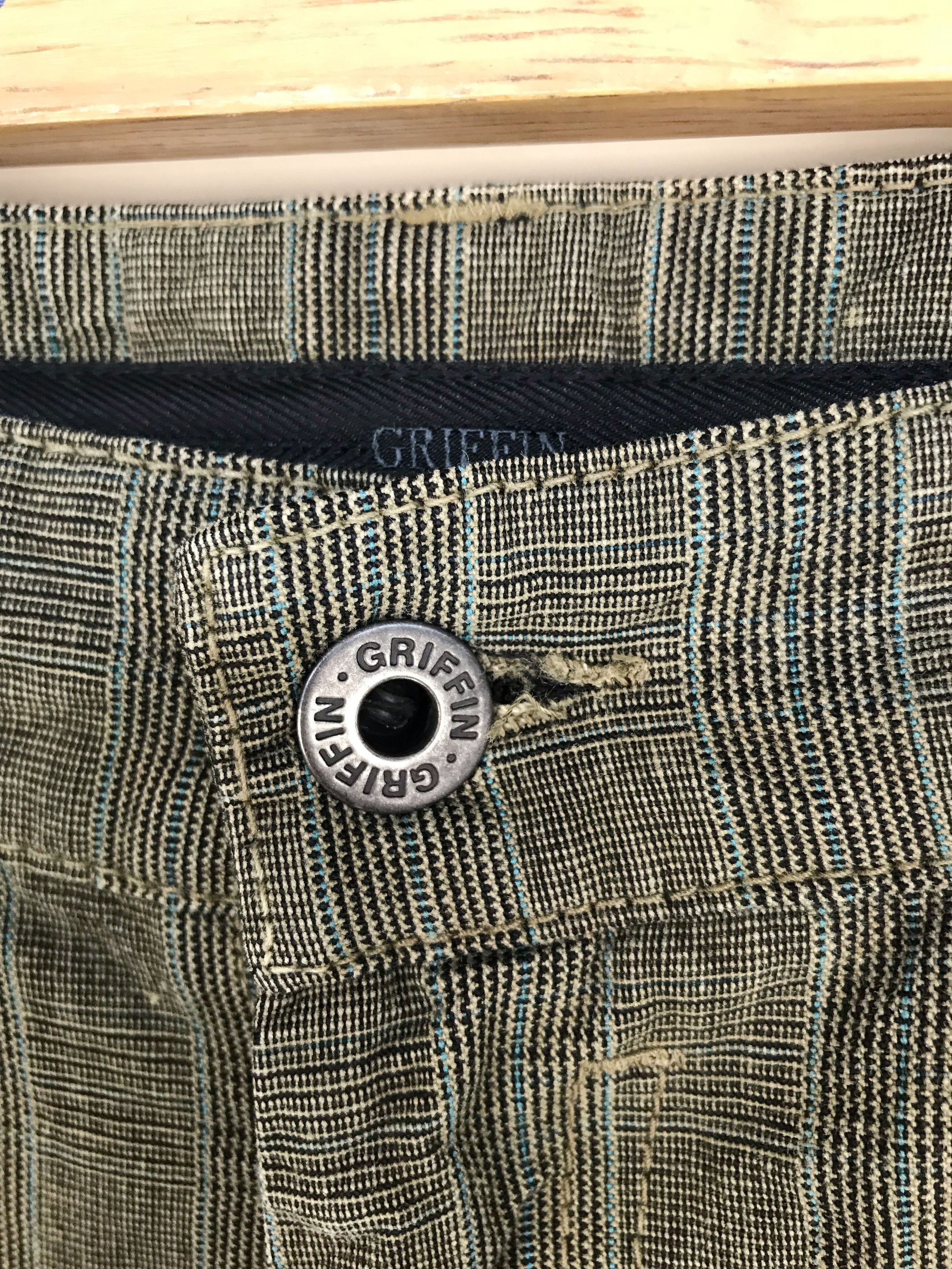 Griffin GRIFFIN Checkered Plaid Rider Pants Size US 31 - 12 Thumbnail