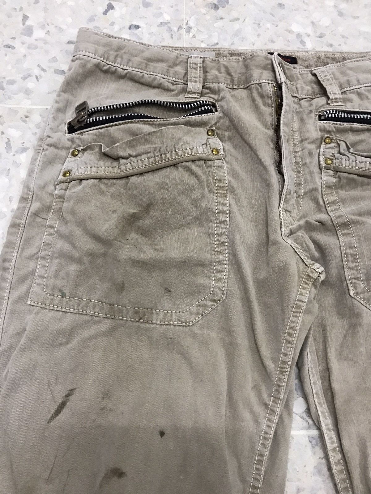 Japanese Brand Vintage Surplus Distressed Cargo Pants Size US 33 - 3 Thumbnail