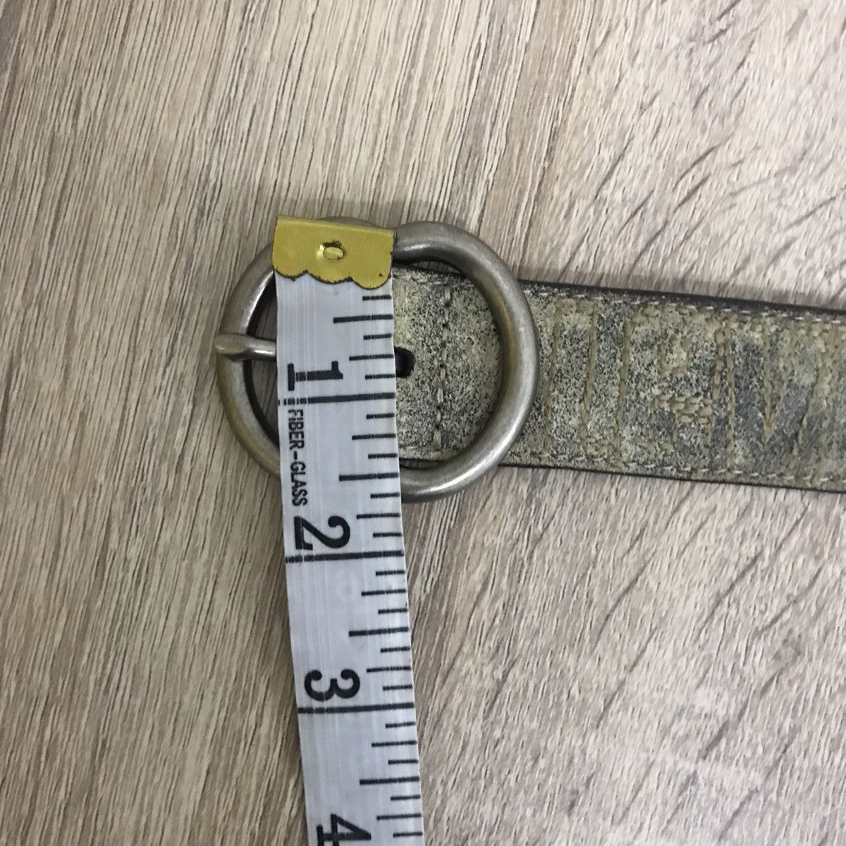Levi's Vintage Levis Patchwork Style Leather Belt Size 32 - 17 Thumbnail