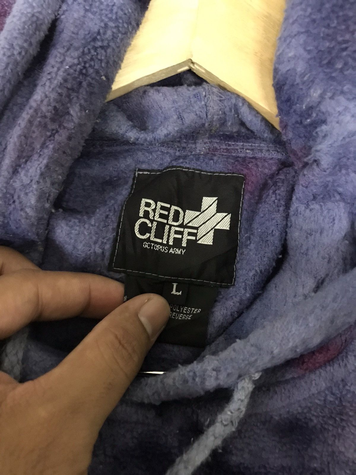 Japanese Brand Vintage Red Cliff Over Sized Fleece Hoodie Like CPFM Size US L / EU 52-54 / 3 - 15 Thumbnail