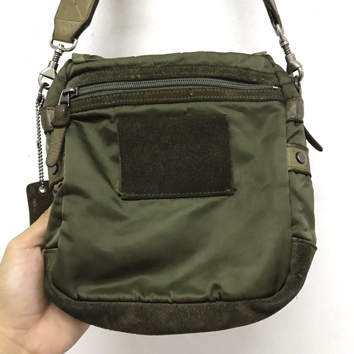 MasterPiece Vintage MasterPiece Distressed Sling Bag Leather/Nylon Size ONE SIZE - 10 Thumbnail