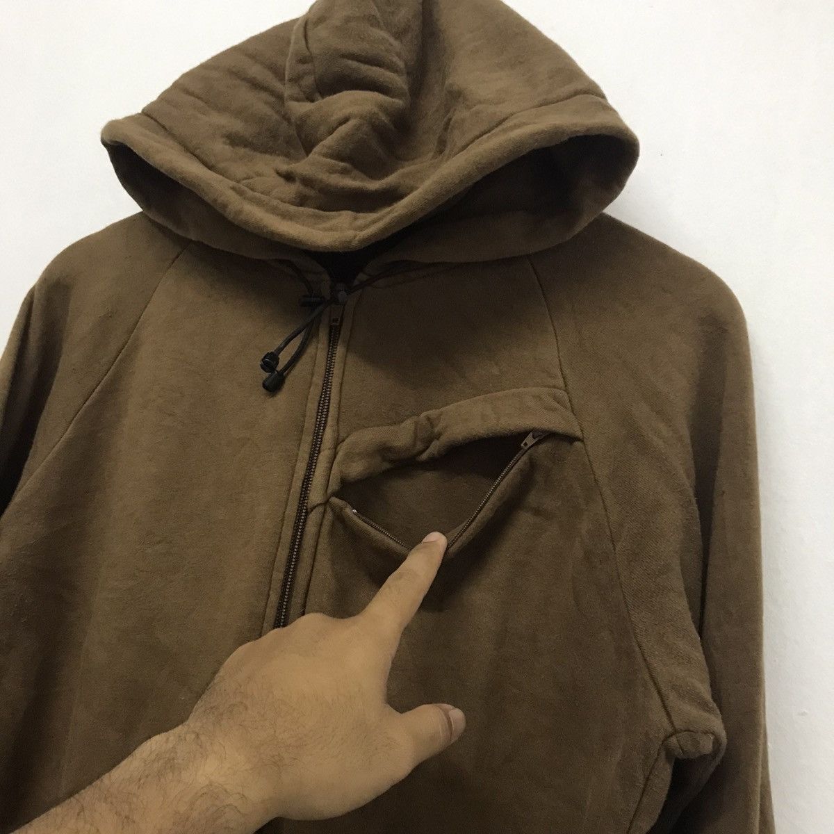 Paul Smith Vintage R.Newbold Distressed Zipper Hoodie Size US M / EU 48-50 / 2 - 8 Thumbnail