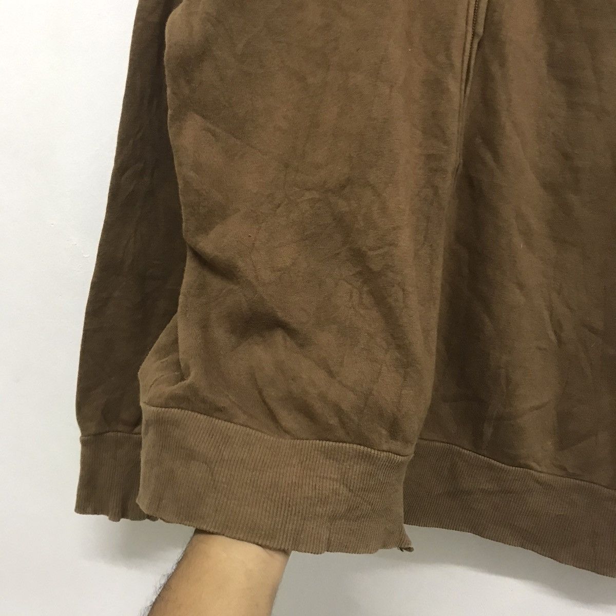Paul Smith Vintage R.Newbold Distressed Zipper Hoodie Size US M / EU 48-50 / 2 - 6 Thumbnail