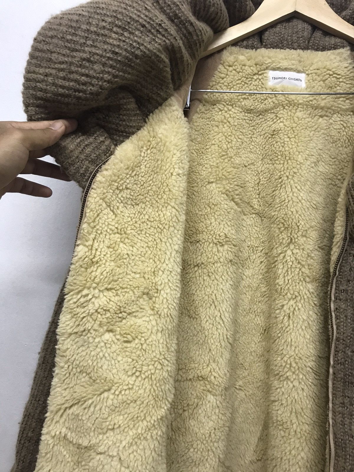 Issey Miyake Vintage Tsumori Chisato Knit Boa Blouson Long Jacket Size M / US 6-8 / IT 42-44 - 12 Thumbnail