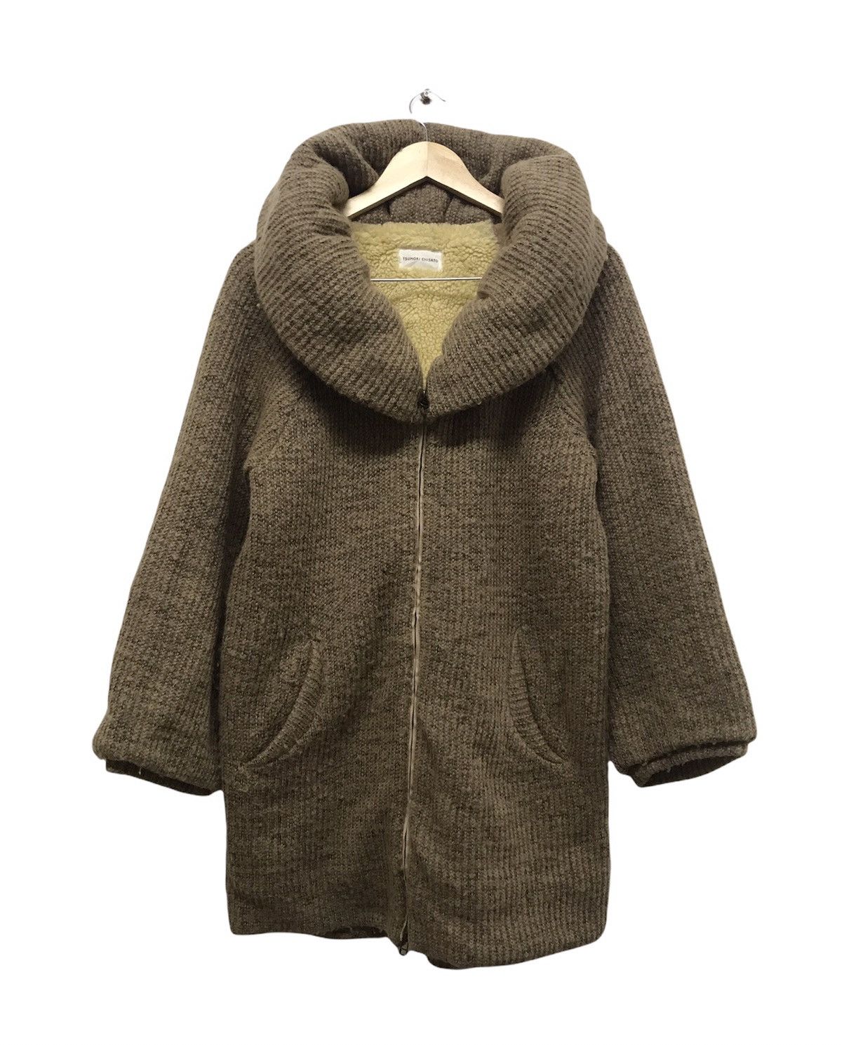 Issey Miyake Vintage Tsumori Chisato Knit Boa Blouson Long Jacket Size M / US 6-8 / IT 42-44 - 1 Thumbnail