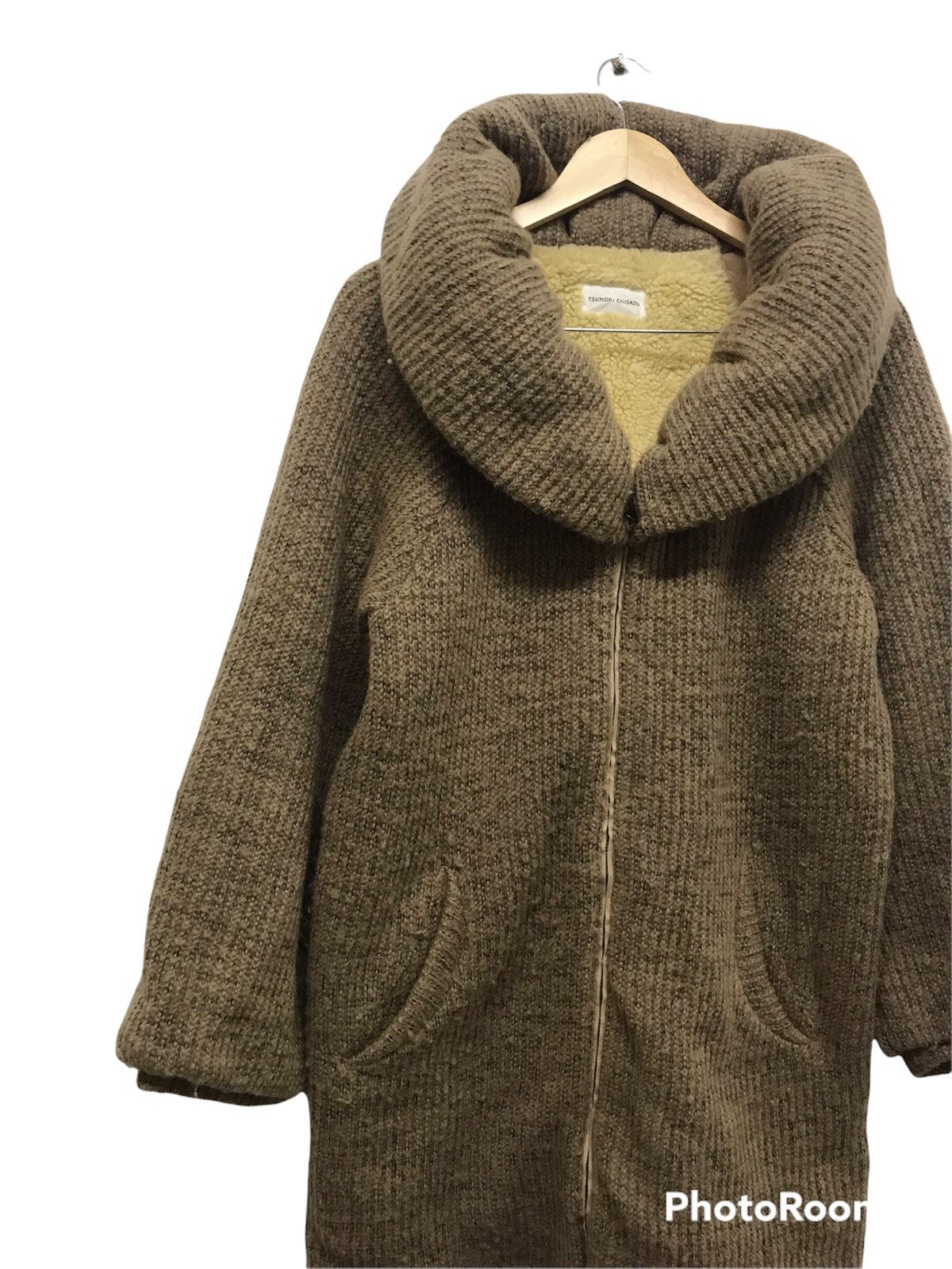 Issey Miyake Vintage Tsumori Chisato Knit Boa Blouson Long Jacket Size M / US 6-8 / IT 42-44 - 2 Thumbnail