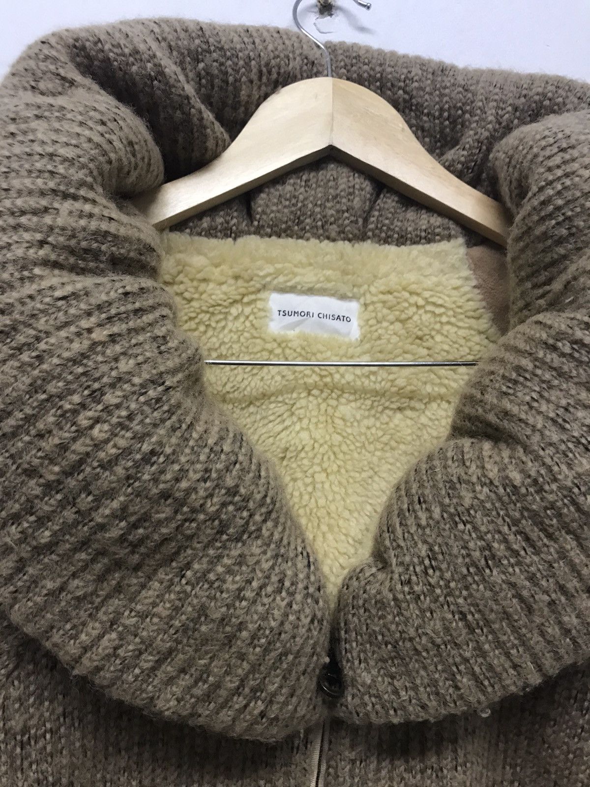 Issey Miyake Vintage Tsumori Chisato Knit Boa Blouson Long Jacket Size M / US 6-8 / IT 42-44 - 6 Thumbnail