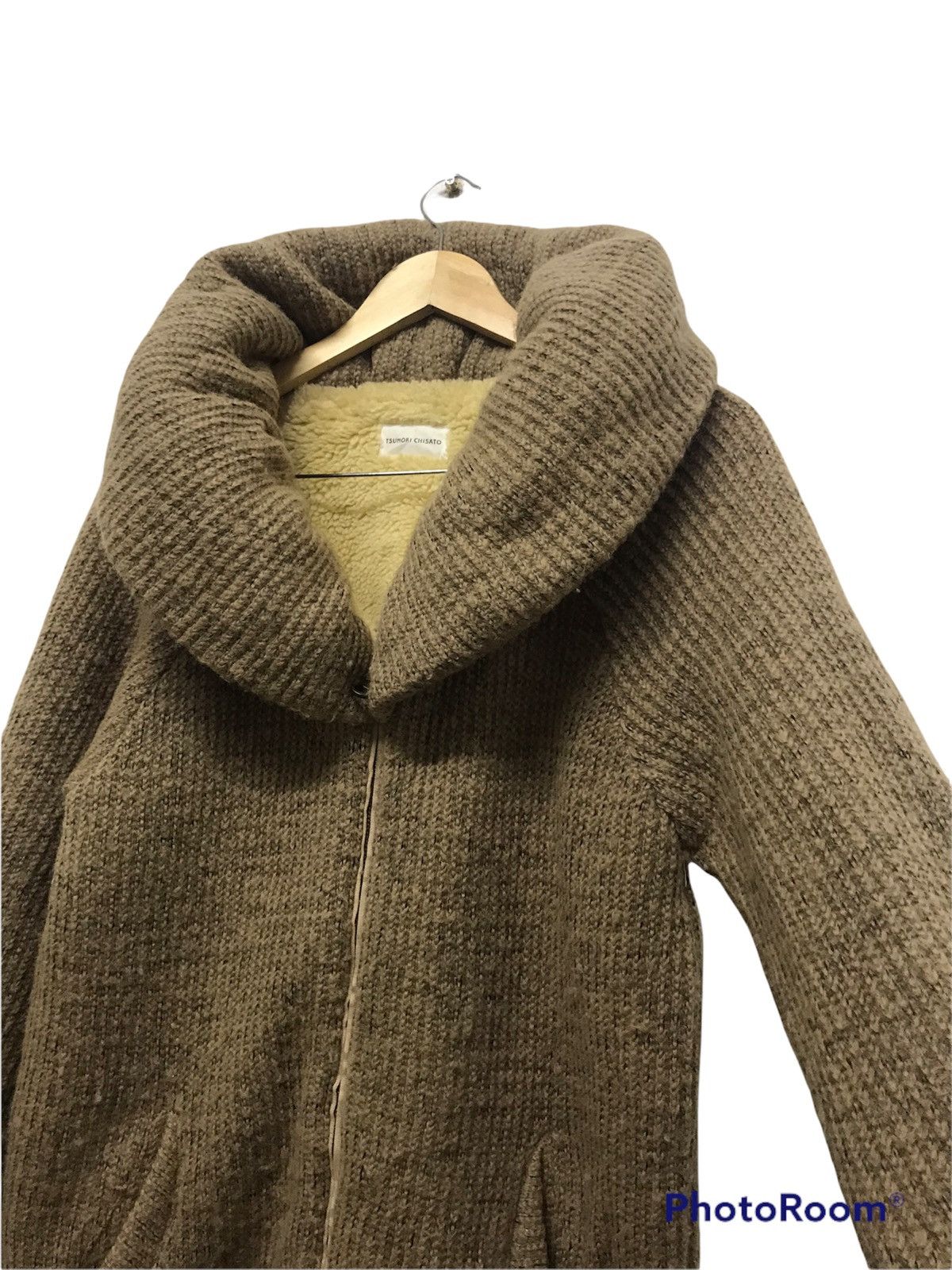 Issey Miyake Vintage Tsumori Chisato Knit Boa Blouson Long Jacket Size M / US 6-8 / IT 42-44 - 3 Thumbnail