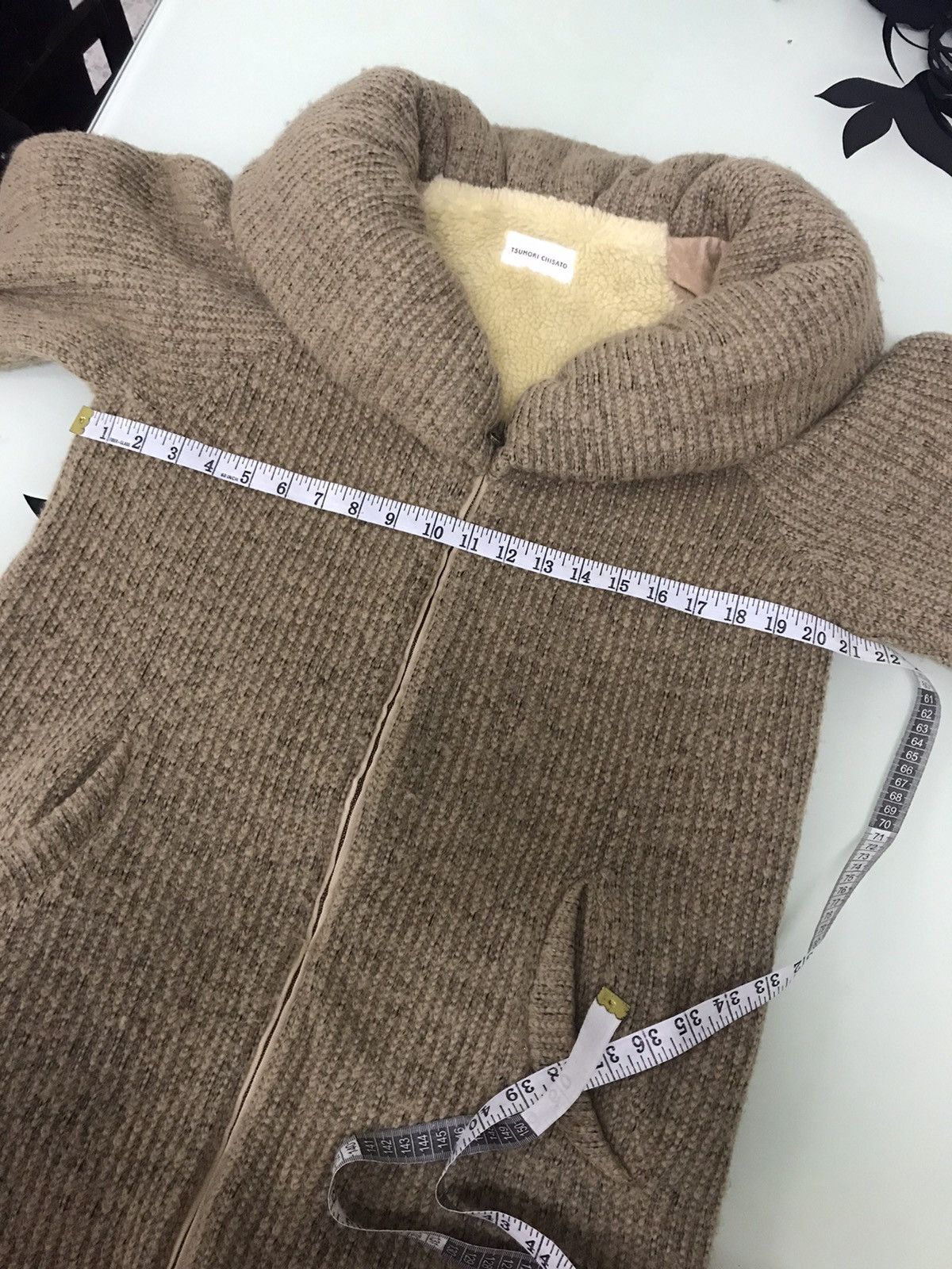 Issey Miyake Vintage Tsumori Chisato Knit Boa Blouson Long Jacket Size M / US 6-8 / IT 42-44 - 16 Thumbnail