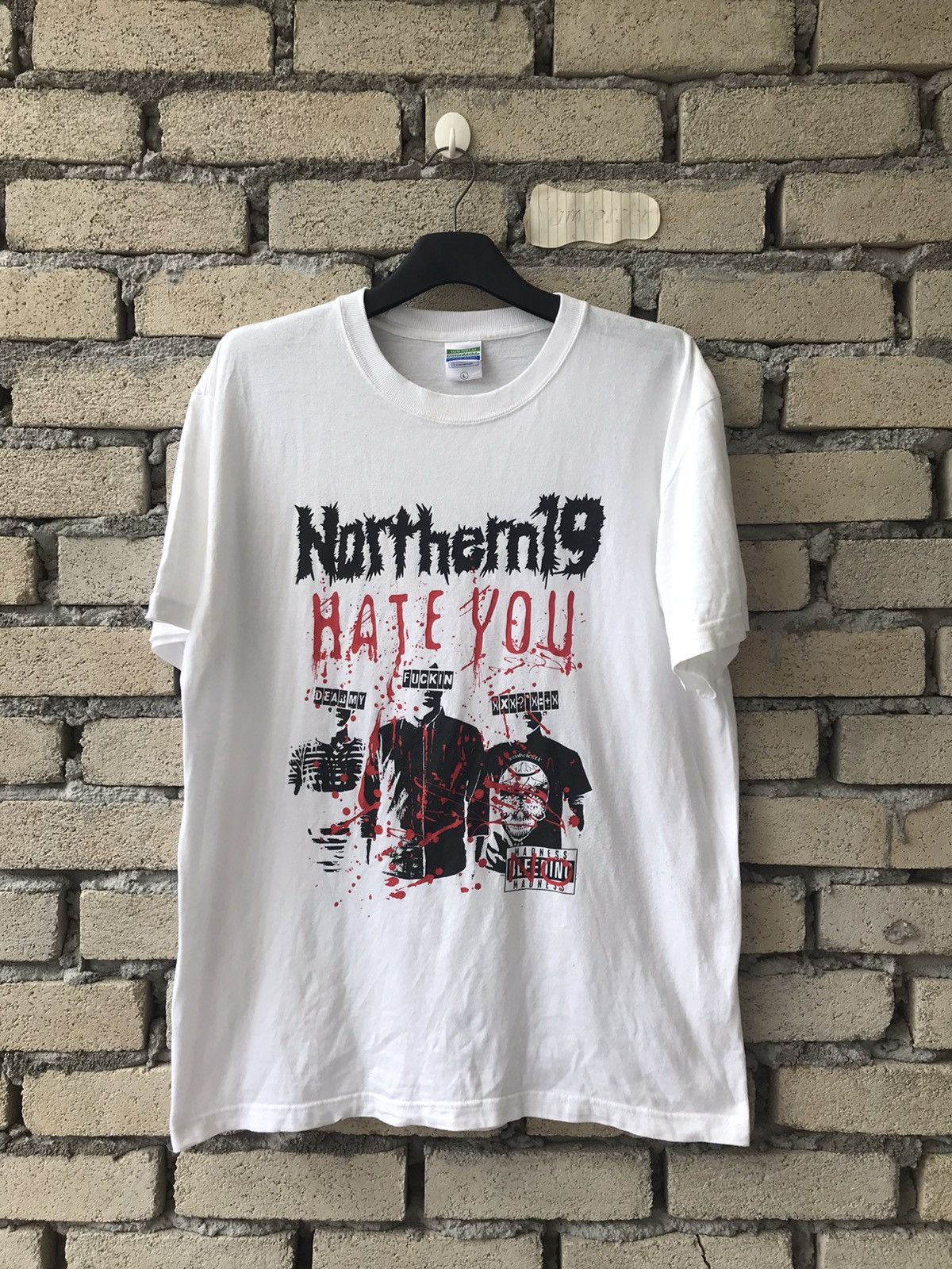 Band Tees × Vintage Northern19 Band Tee Tour Tee Hate You Madness No Madness Size US L / EU 52-54 / 3 - 1 Thumbnail