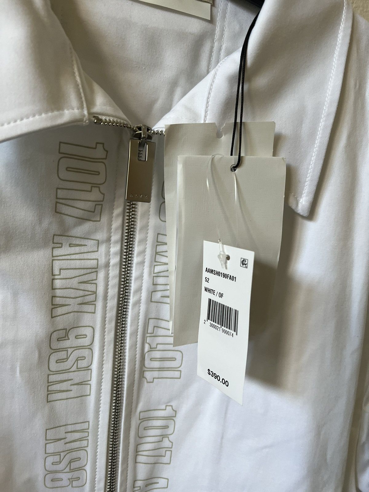1017 ALYX 9SM 1017 ALYX 9SM Zip Up Logo Shirt Size US XL / EU 56 / 4 - 6 Thumbnail