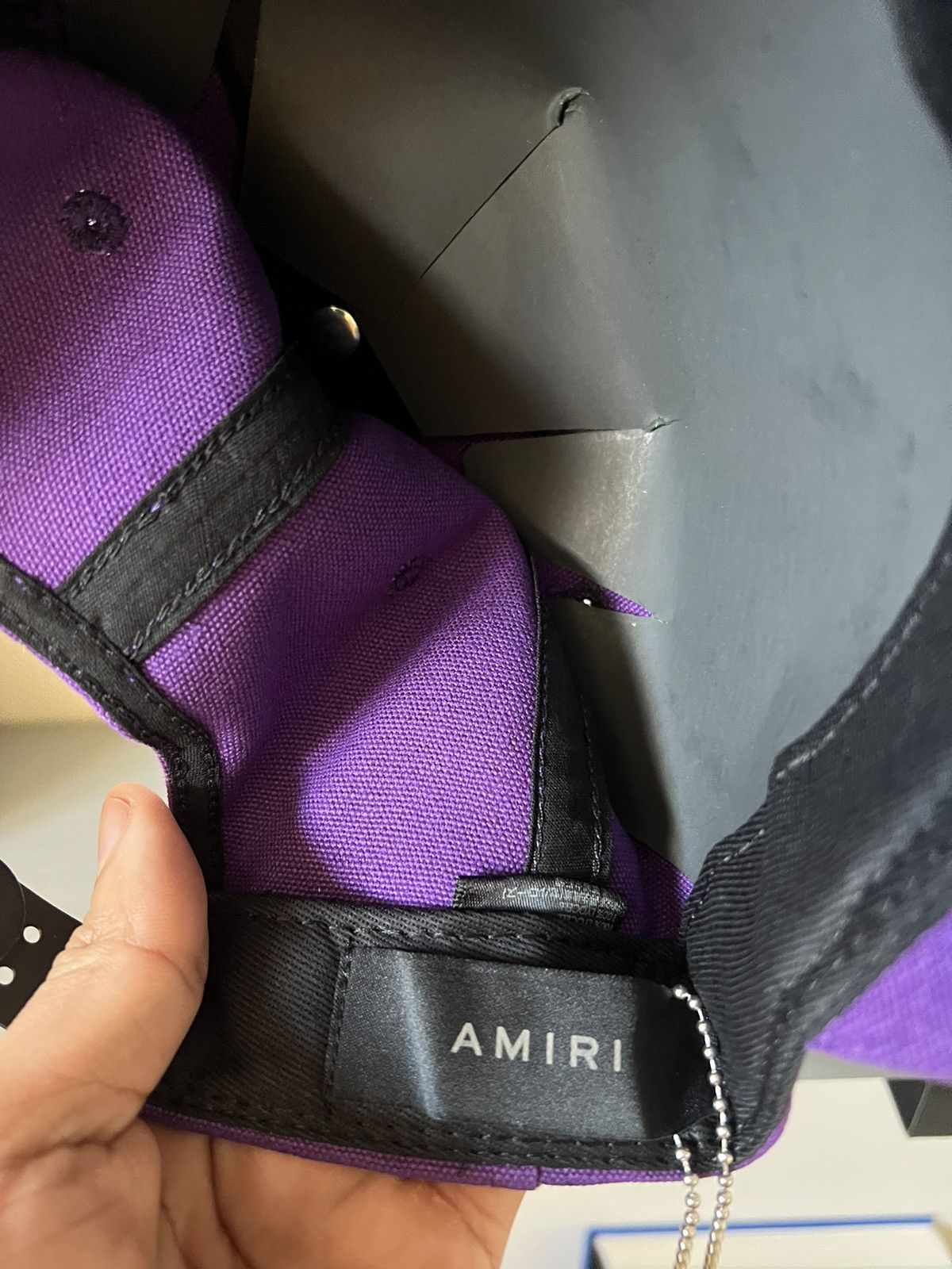 Amiri Amiri MA Embroidered Logo Hat Size ONE SIZE - 4 Thumbnail