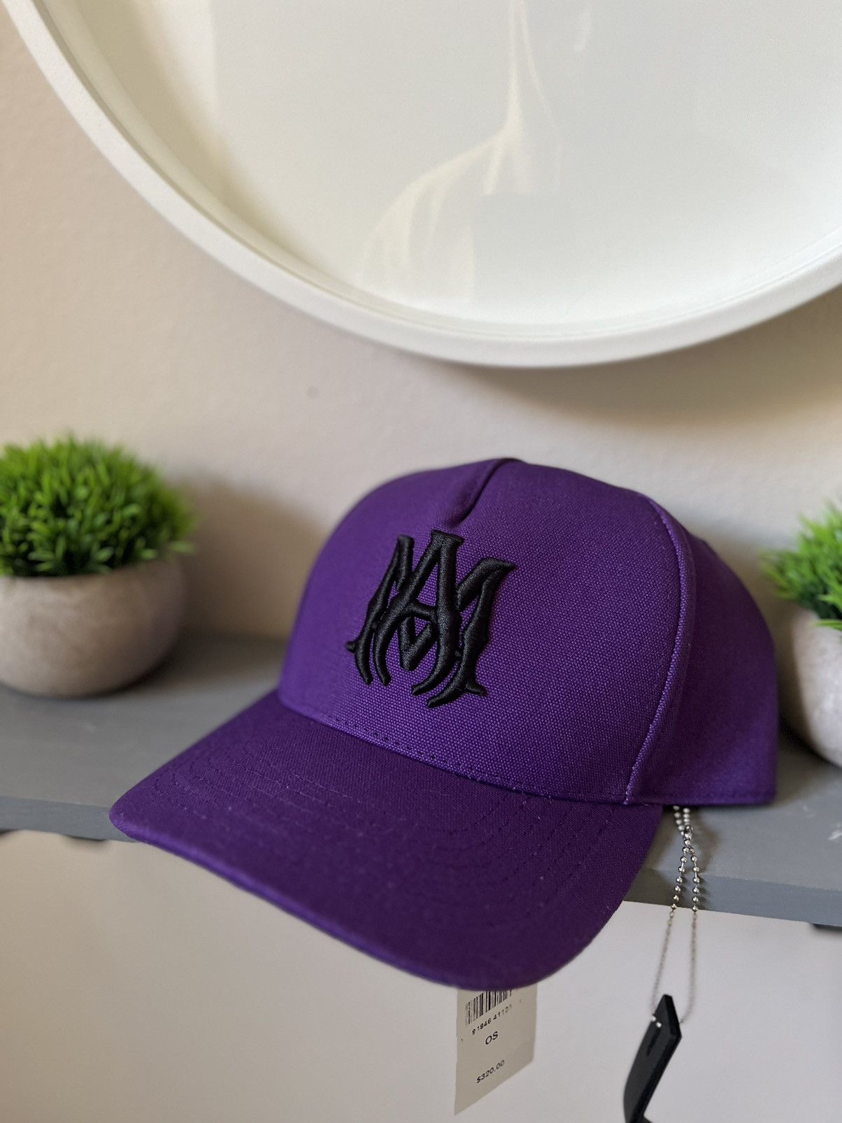 Amiri Amiri MA Embroidered Logo Hat Size ONE SIZE - 2 Thumbnail