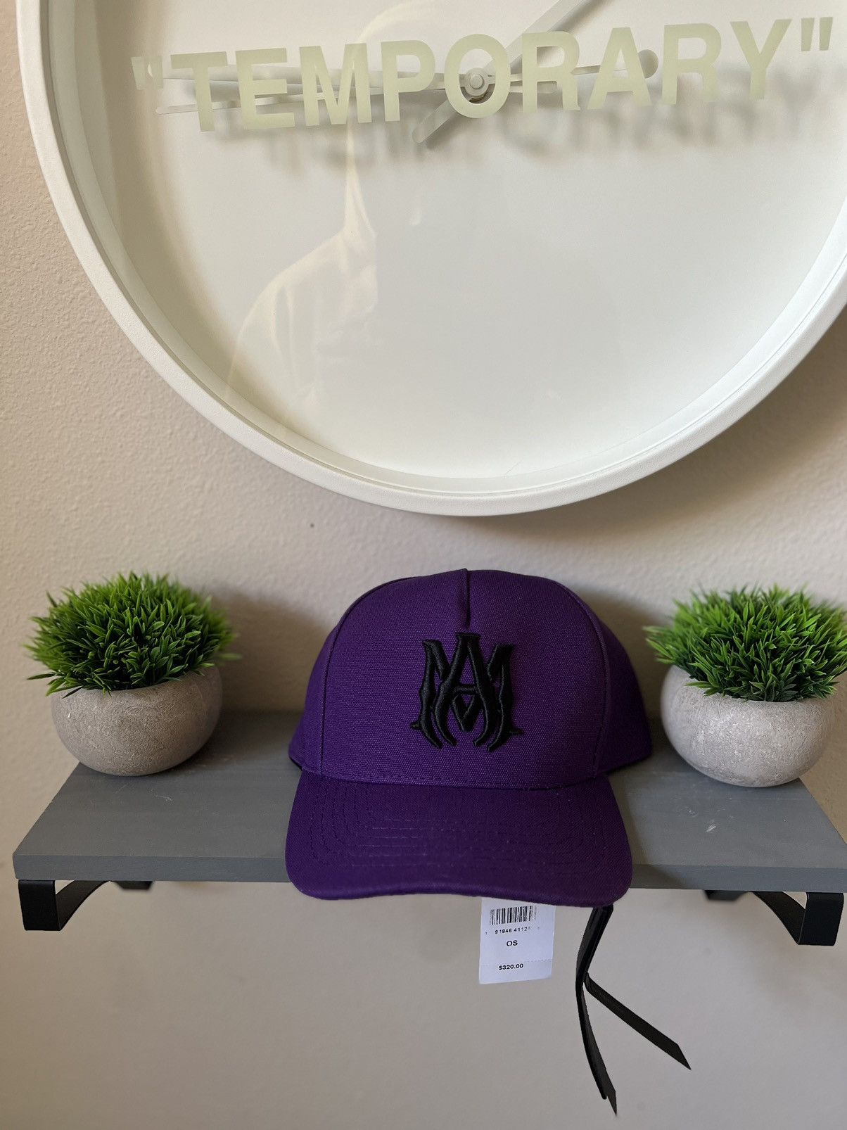 Amiri MA Embroidered Logo Hat