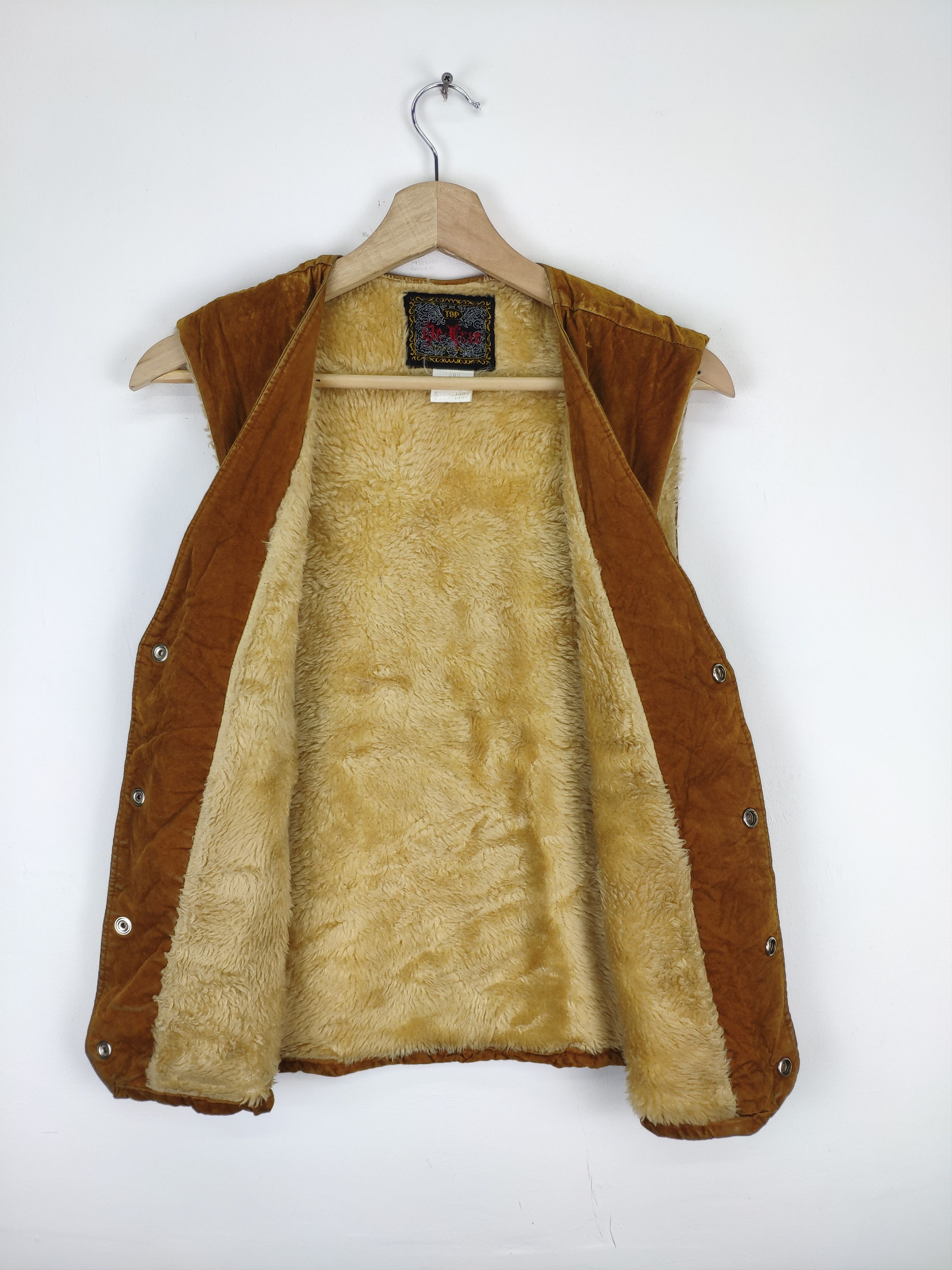 Japanese Brand × Velvet × Vintage Vintage Velvet Vest Lining Fleece Carhartt Style Size US M / EU 48-50 / 2 - 7 Thumbnail
