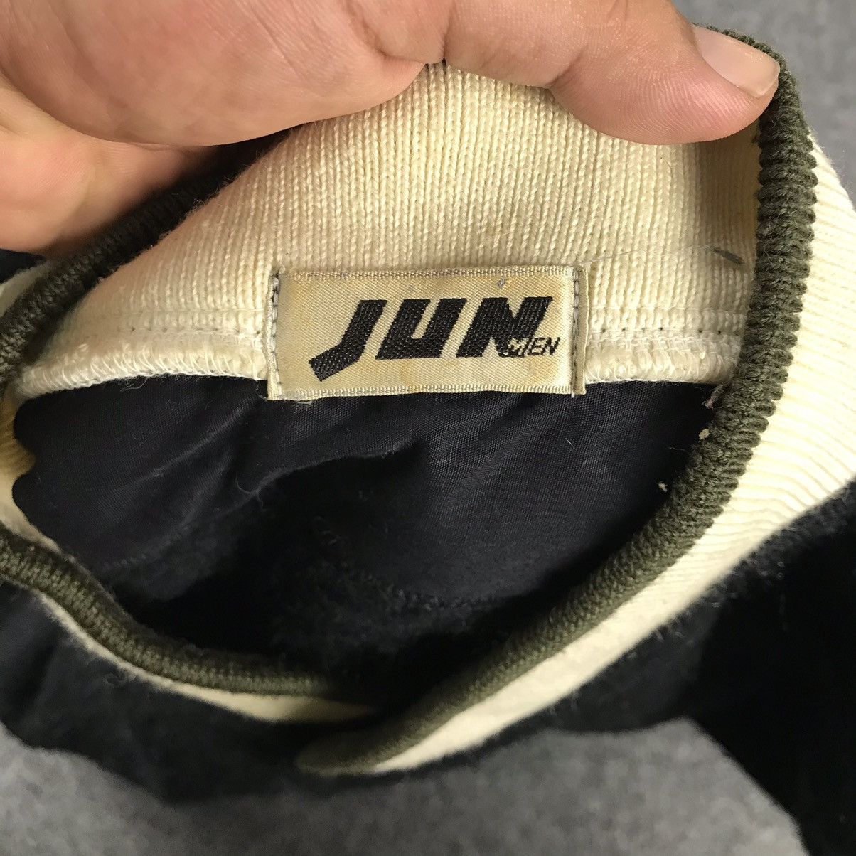 Japanese Brand × Junya Watanabe × Vintage 🔥Very Rare JunMen embriordered bomber jacket🔥 Size US L / EU 52-54 / 3 - 4 Thumbnail