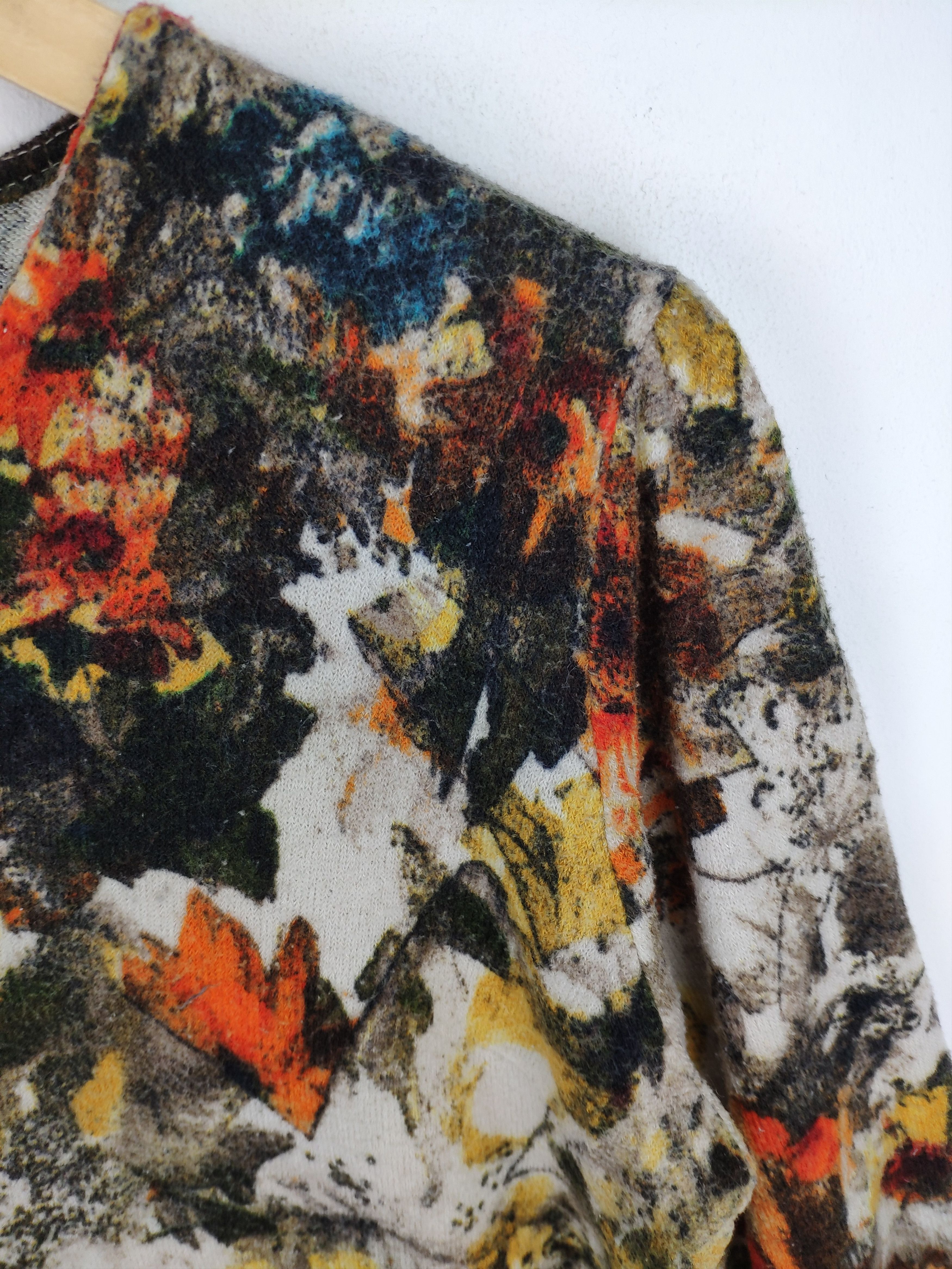 Japanese Brand × Vintage OFFER💥 Vintage Mini Dress Art Flower Motif Size M / US 6-8 / IT 42-44 - 7 Thumbnail