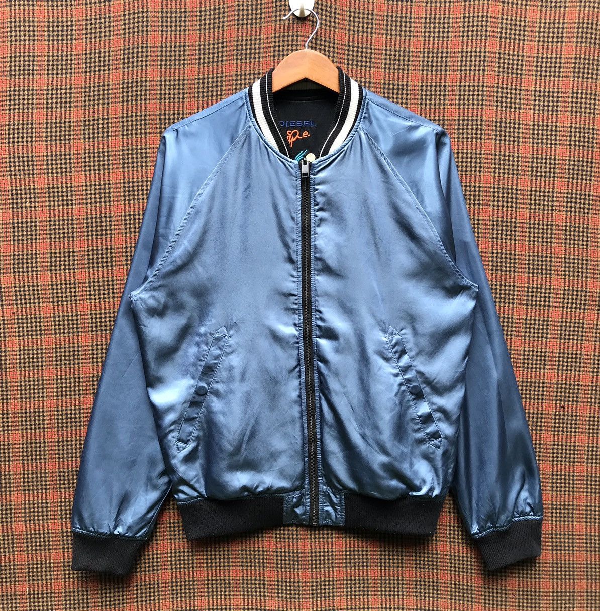 Diesel Diesel Snake Embroidered Bomber Jacket Diesel Reversible Size US M / EU 48-50 / 2 - 3 Thumbnail