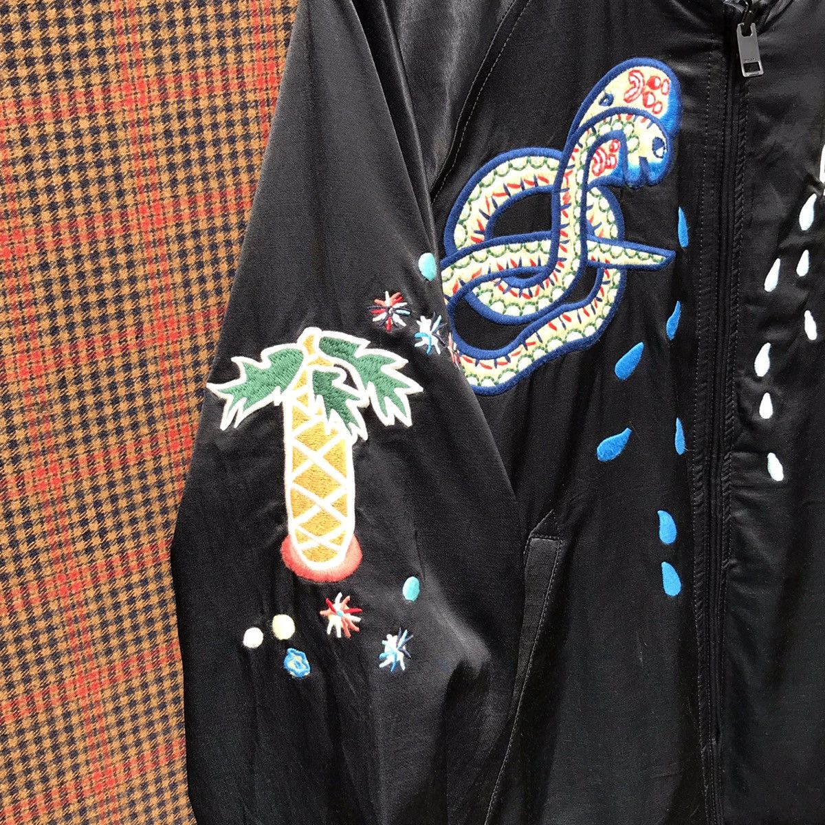 Diesel Diesel Snake Embroidered Bomber Jacket Diesel Reversible Size US M / EU 48-50 / 2 - 10 Thumbnail
