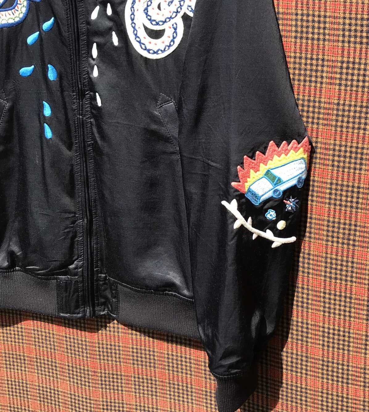 Diesel Diesel Snake Embroidered Bomber Jacket Diesel Reversible Size US M / EU 48-50 / 2 - 9 Thumbnail
