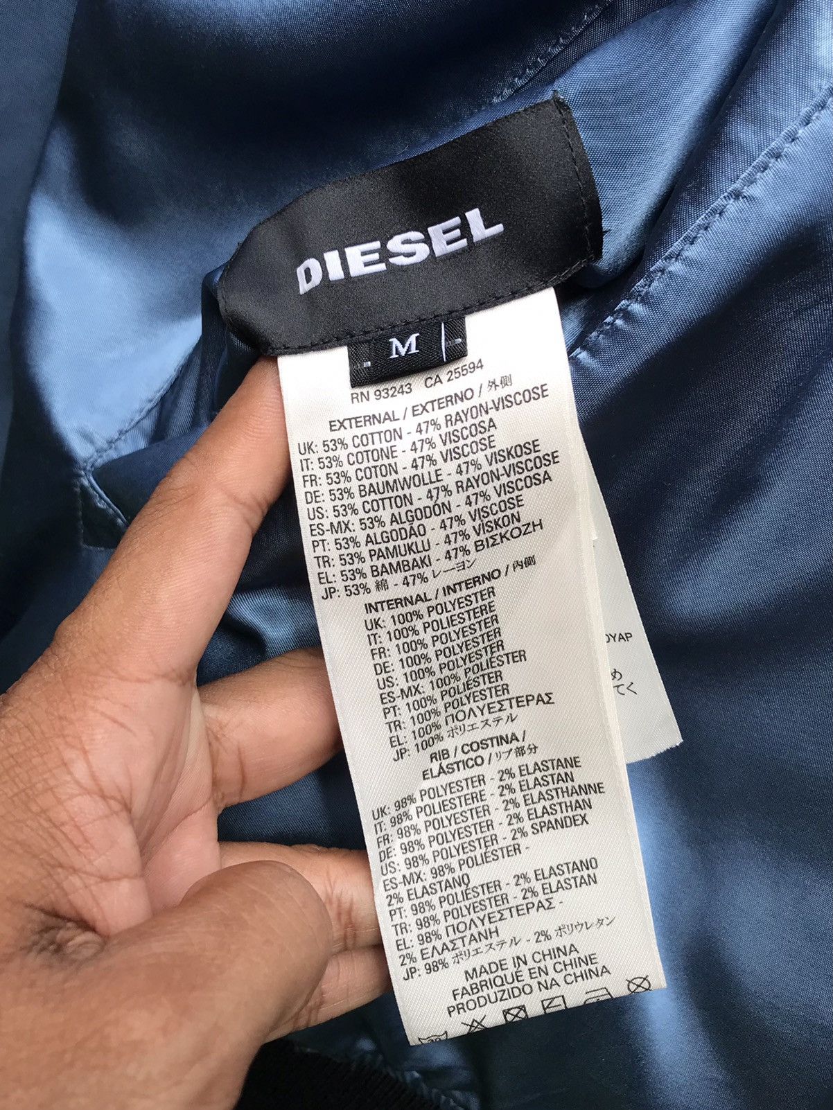 Diesel Diesel Snake Embroidered Bomber Jacket Diesel Reversible Size US M / EU 48-50 / 2 - 22 Thumbnail